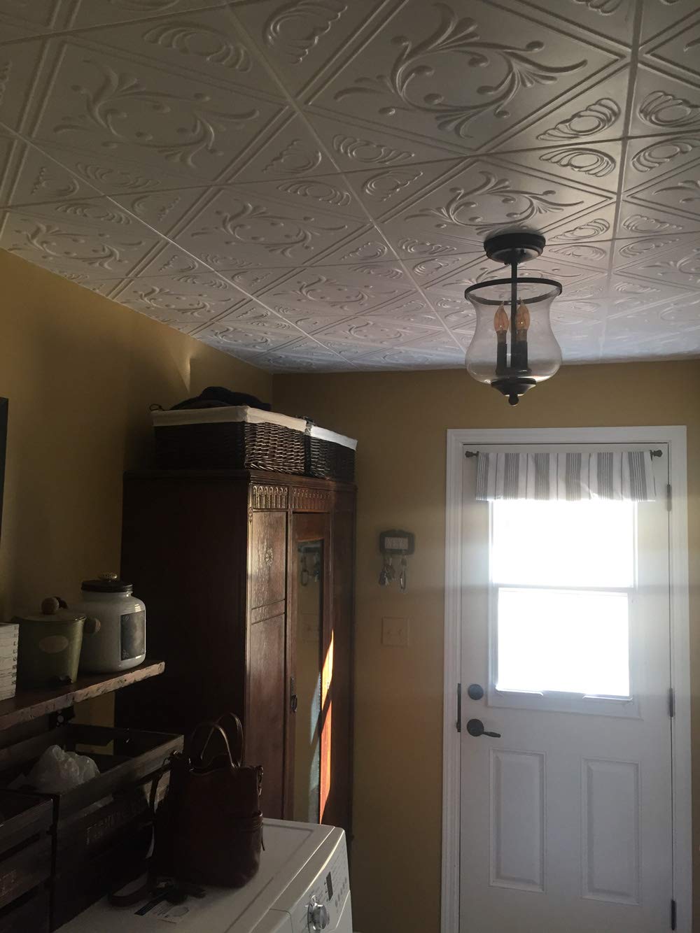 Premium Diamond Wreath Foam Ceiling Tiles - 12