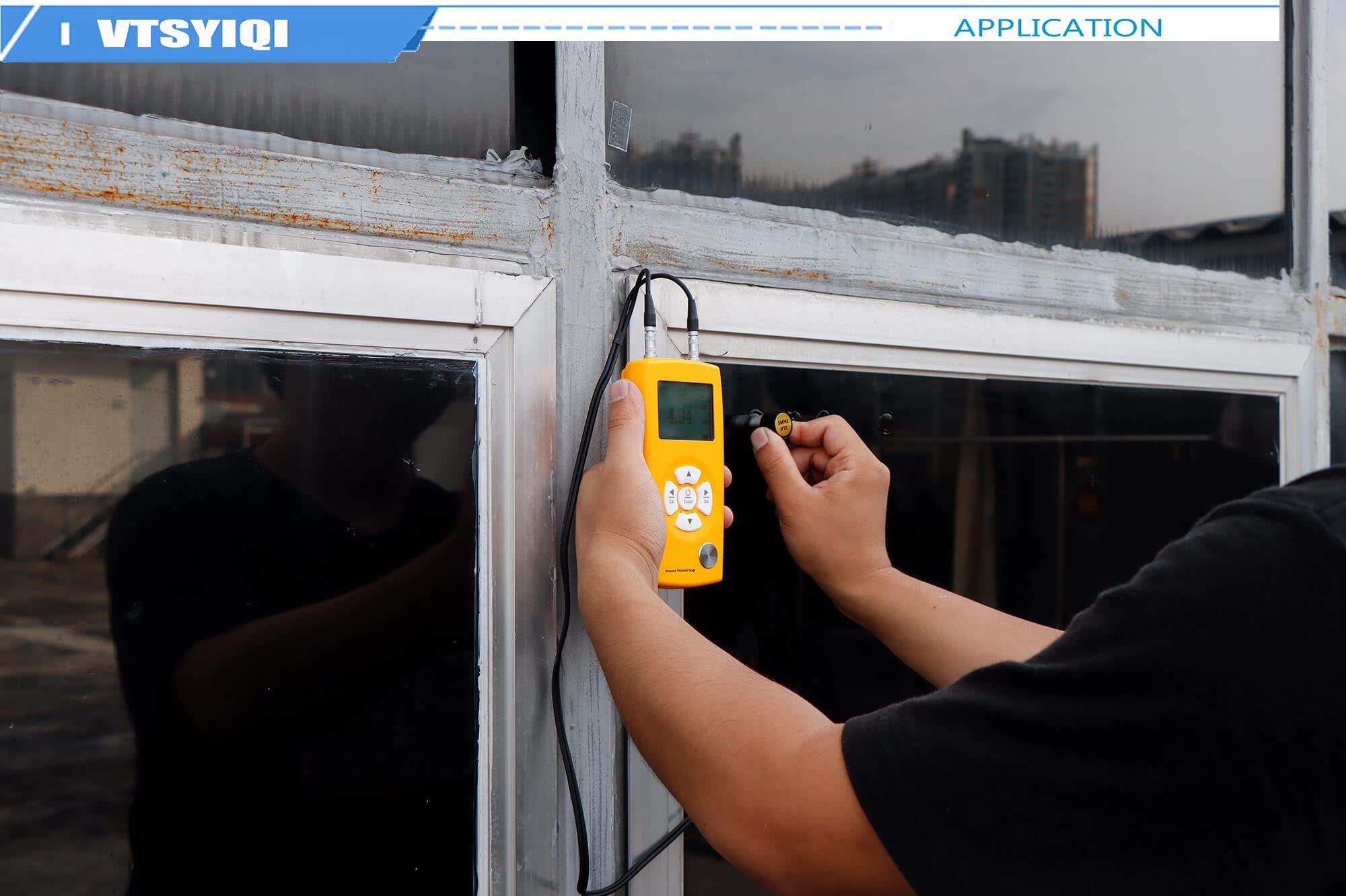 Precision Digital Ultrasonic Thickness Gauge Meter - 0.8-350mm (0.03-13.77