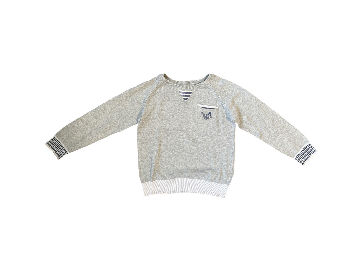 Armani Kids Knit Sweater for Boys Age 7 - Soft Cotton Pullover for School & Play | Winter Warm Casual Wear