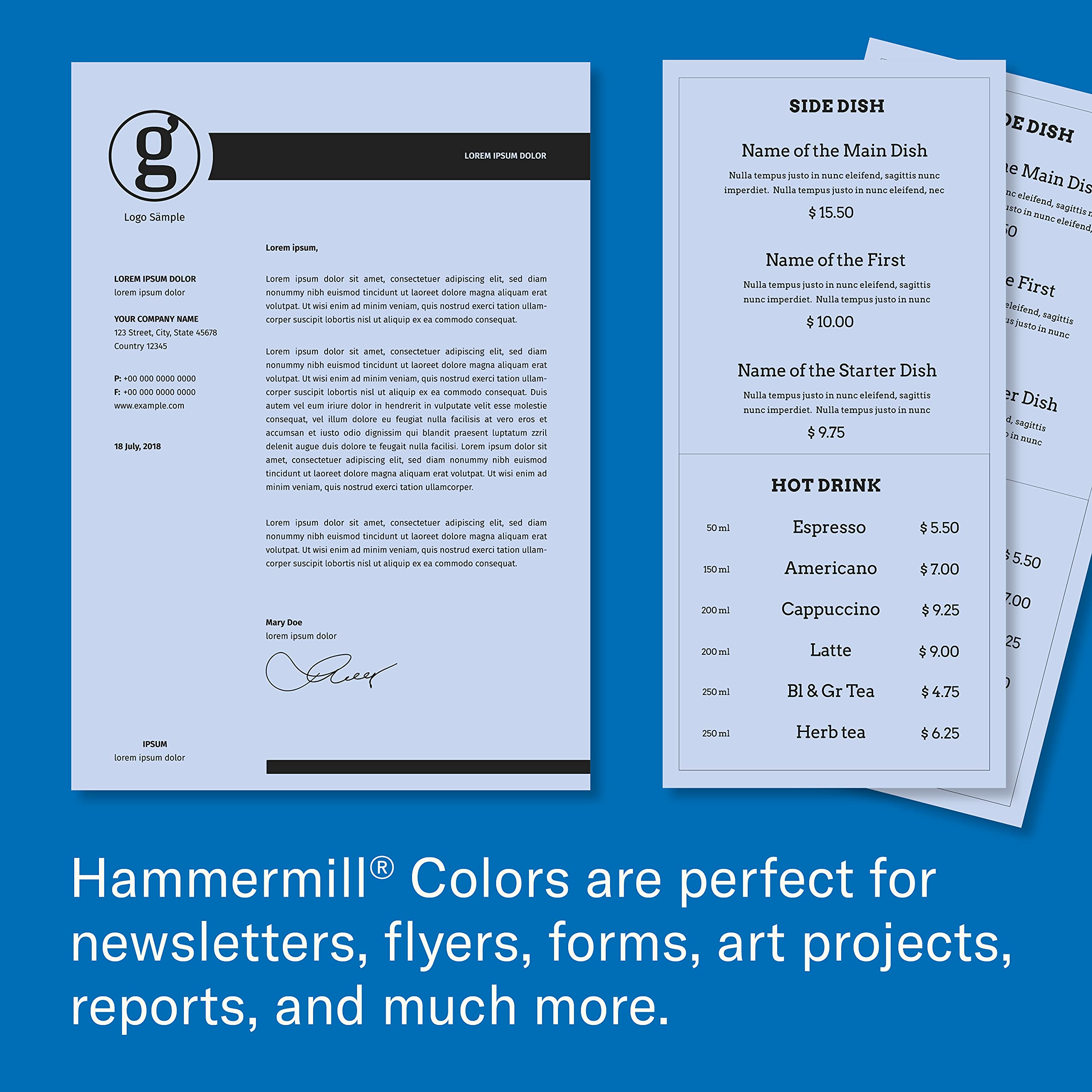 Hammermill 20 lb Orchid Colored Printer Paper, 11 x 17 Inches, 500 Sheets/Ream - Pastel Paper for Crafting, Scrapbooking & Office Use | Made in USA | 103804R