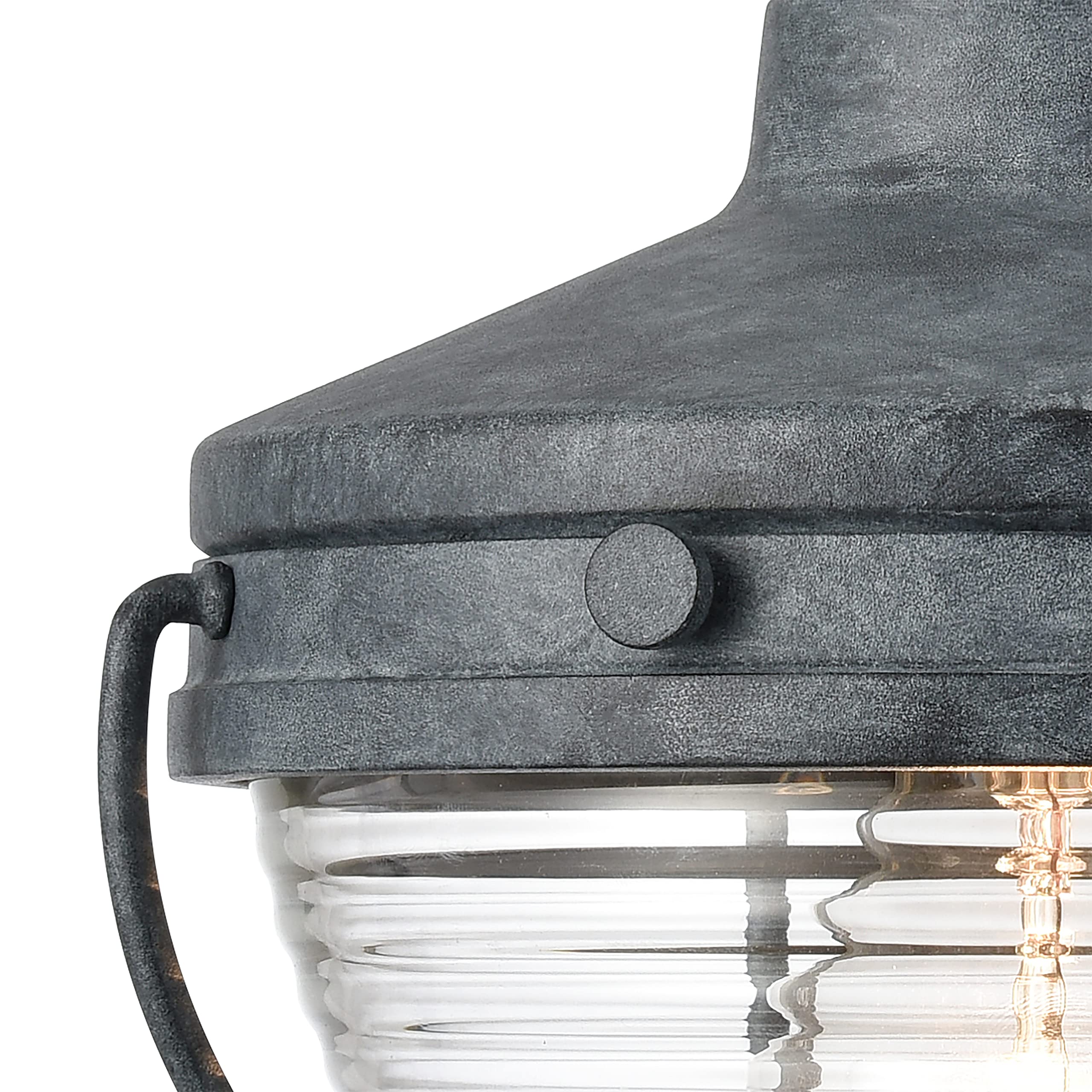 Elk Home Eastport 1-Light Outdoor Wall Sconce - Weatherproof Exterior Lighting for Porch, Patio, Garage & Entryway