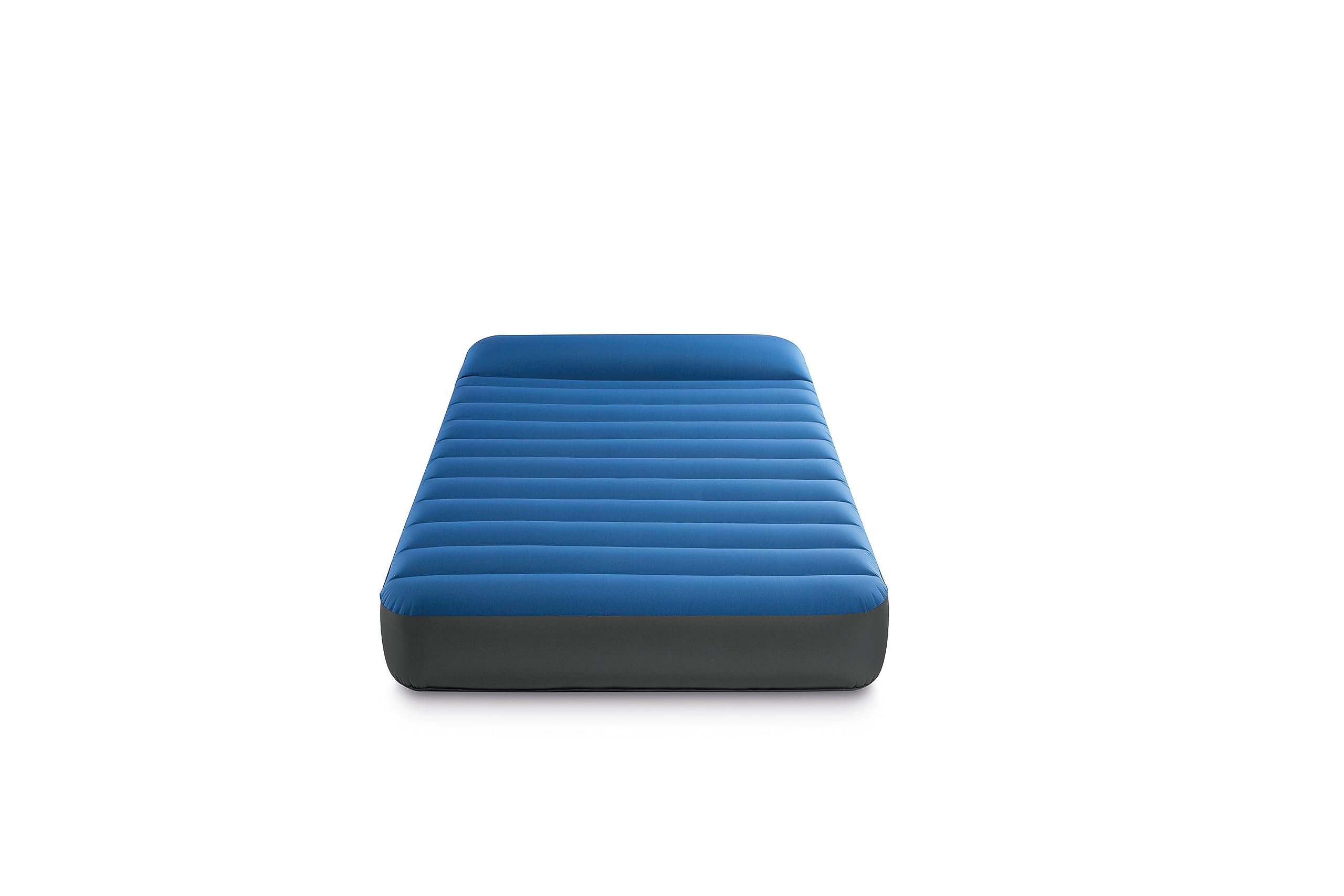 **Intex Single Inflatable Air Mattress for Camping - 39x75 Inches, Fiber-Tech TPU Material, Lightweight & Comfortable with Built-in Electric Pump - Perfect for Outdoor Adventures, Guest Beds & Travel**