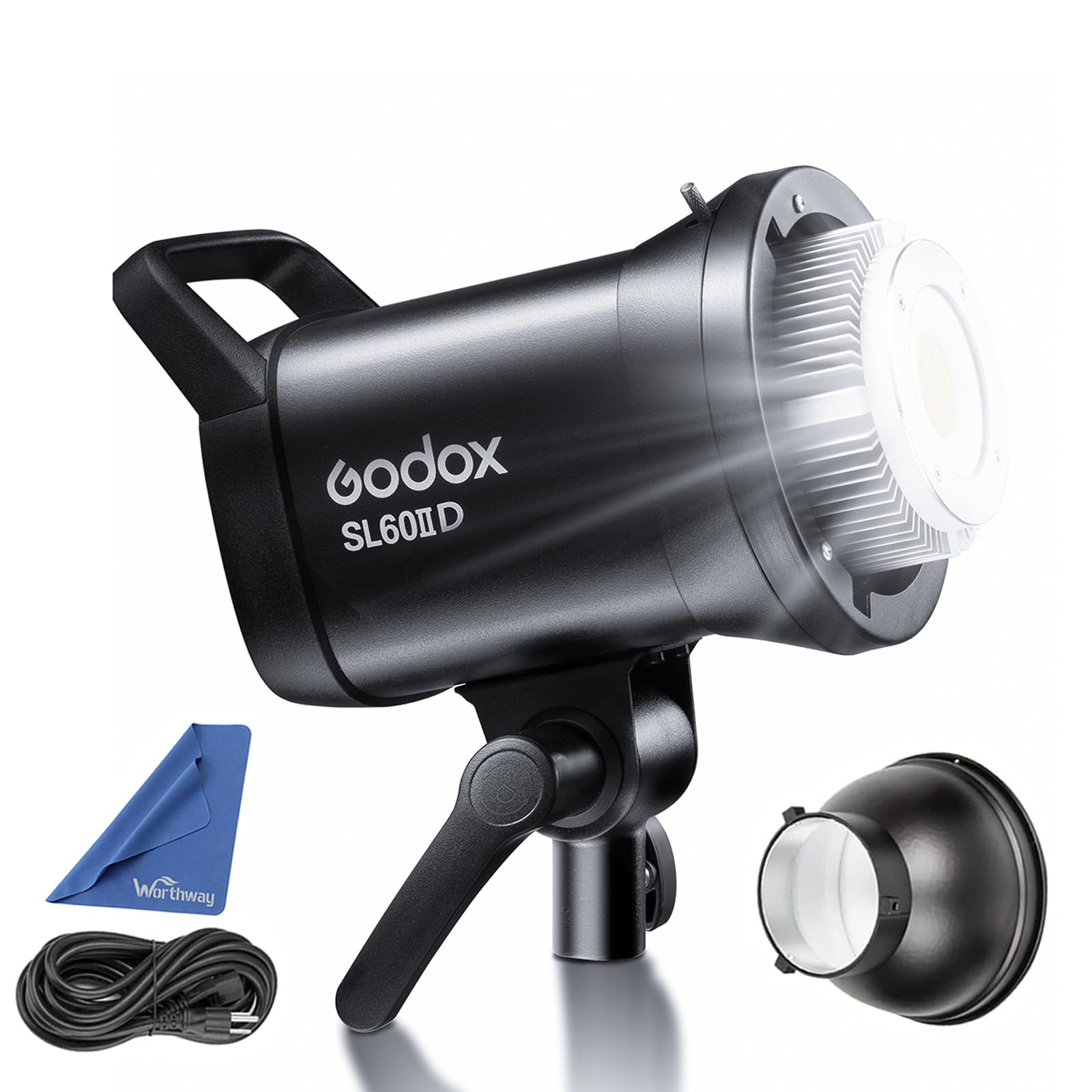 Godox SL-60W Upgraded Version SL60IID 70W LED Video Light with 8 FX Effects, APP Control & Bowens Mount - Portable Continuous Lighting for YouTube Videos, Live Streaming, Photography, and Studio Shooting