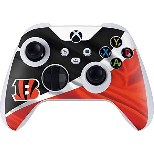 Officially Licensed NFL Cincinnati Bengals Gaming Skin Decal for Xbox Series S Controller - Perfect for Gamers & Football Fans