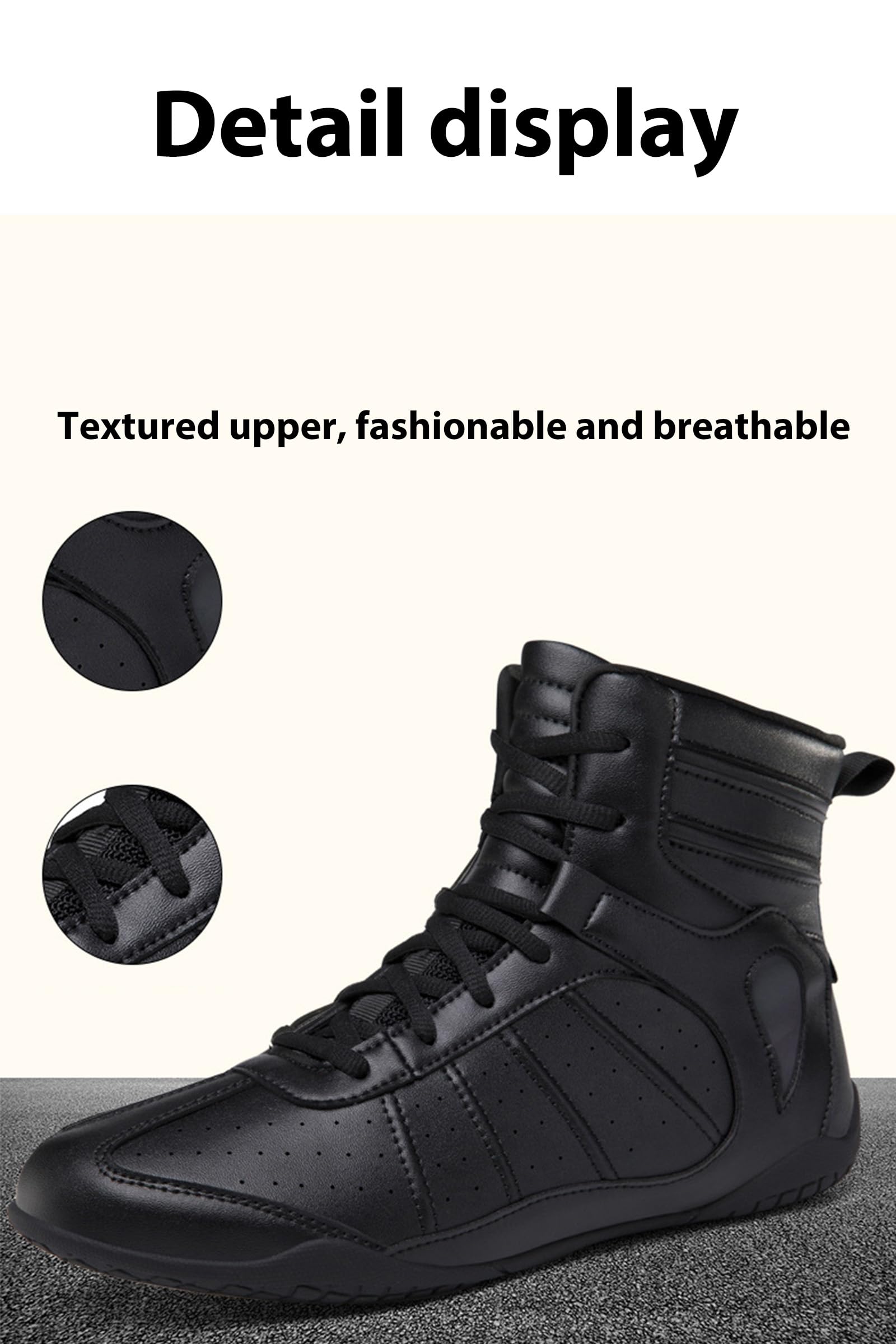Kervaky Men's Wrestling & Boxing Shoes - Lightweight Breathable Sports Training Shoes for Fitness, Weightlifting & MMA | Perfect for Gym Workouts, Martial Arts & Cross-Training