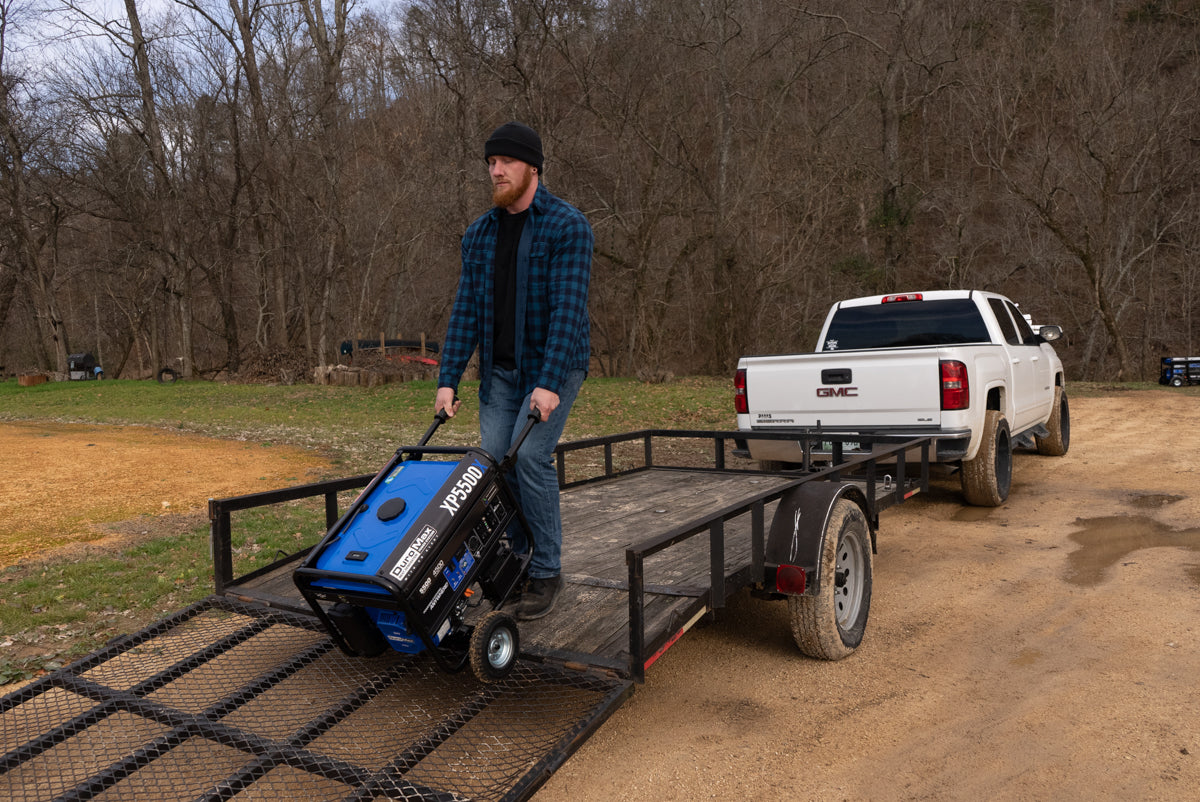 5500W Portable Gasoline Generator with CO Alert - Reliable Backup Power for Home, Camping & Outdoor Emergencies