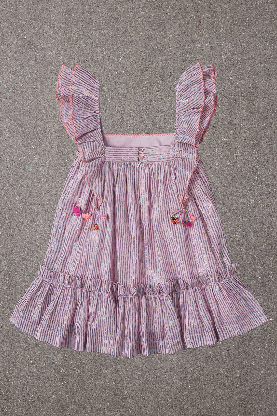 Nellystella Robin Striped Ballet Dress for Girls - Perfect for Dance Classes, Recitals & Special Occasions