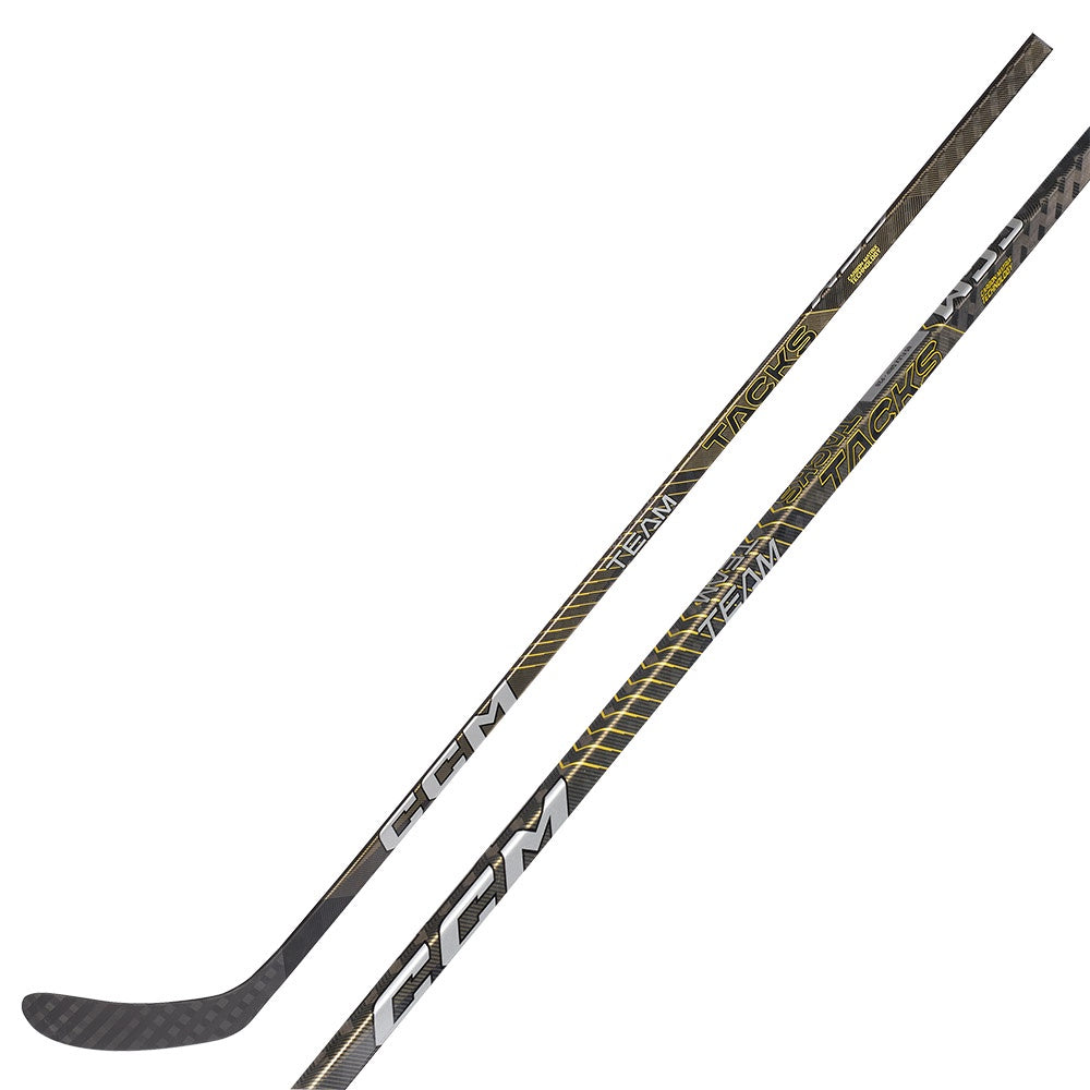 CCM Tacks Team 2022 Intermediate Ice Hockey Stick - Lightweight Carbon Composite Shaft for Youth & Adult Players - Perfect for Practice, Training & Competitive Games