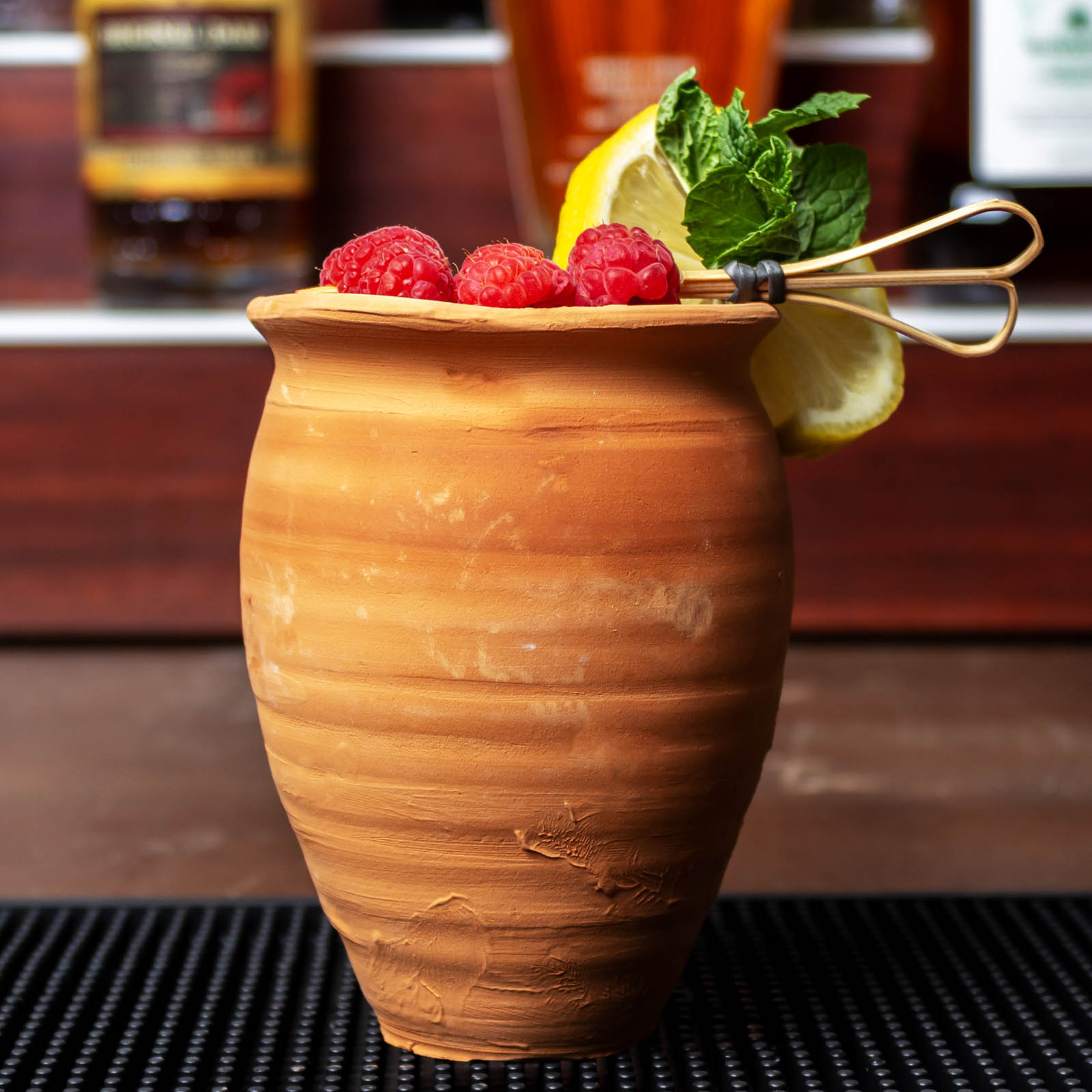 Authentic Mexican Cantarito de Barro Natural Clay Cup - 10 oz Handcrafted Pottery for Traditional Drinks, Perfect for Aguas Frescas, Tequila & Margaritas at Home or Outdoor Gatherings