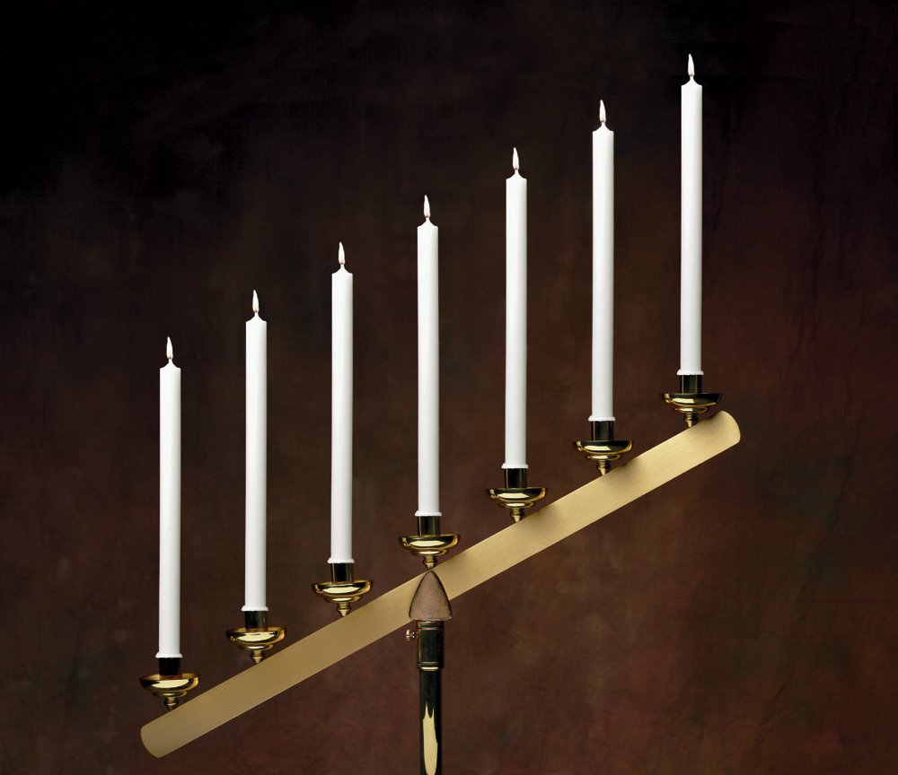 Emkay 51% Beeswax Altar Candles - 12