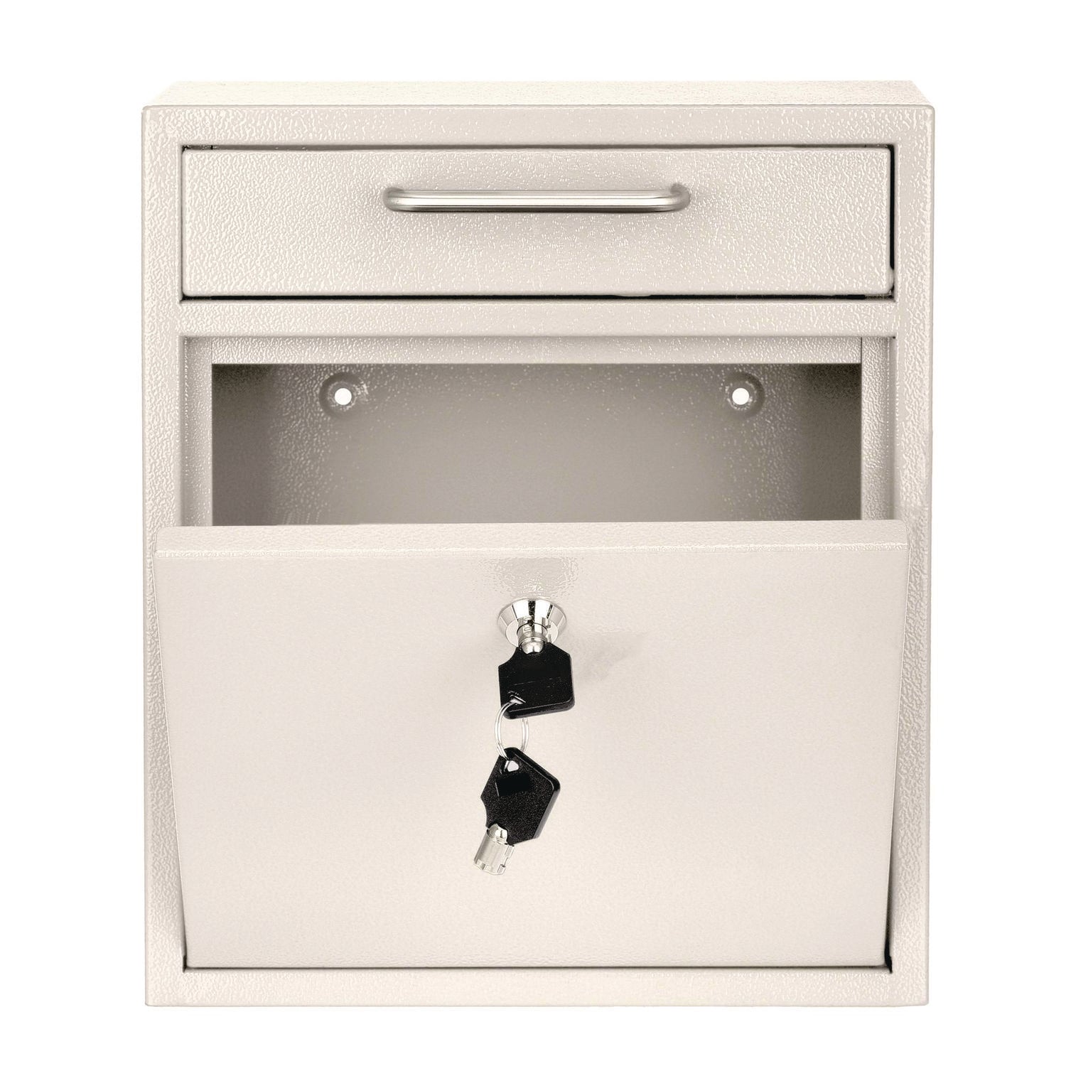 AdirOffice Medium Ultimate Wall Mounted Mailbox - 10.4 x 4.5 x 12 Inches, White - Perfect for Home, Office & Apartment Mail Organization