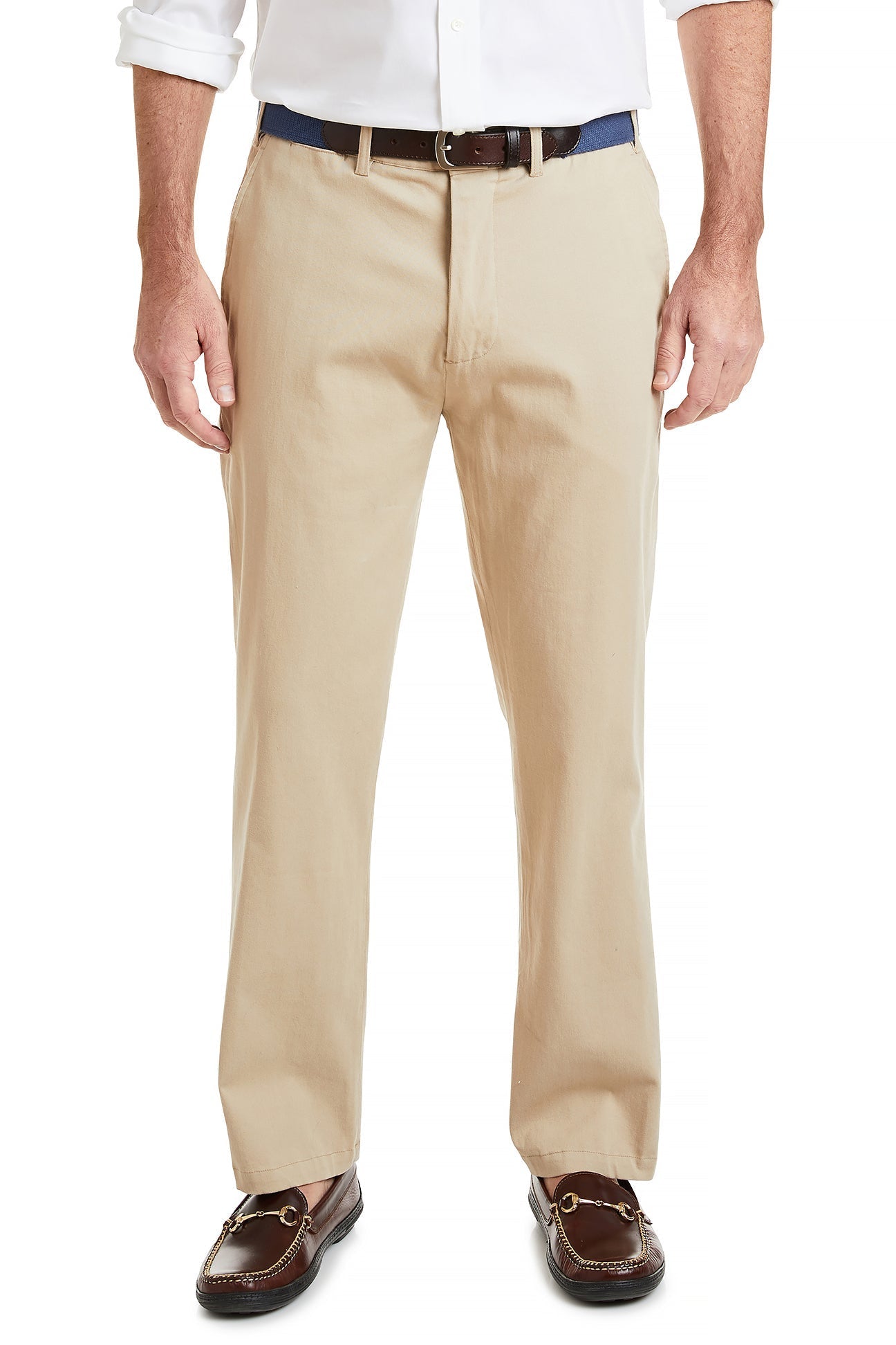 Men's Harbor Pant Stretch Twill Khaki - Comfortable Slim Fit Chino Pants for Work, Office & Casual Wear