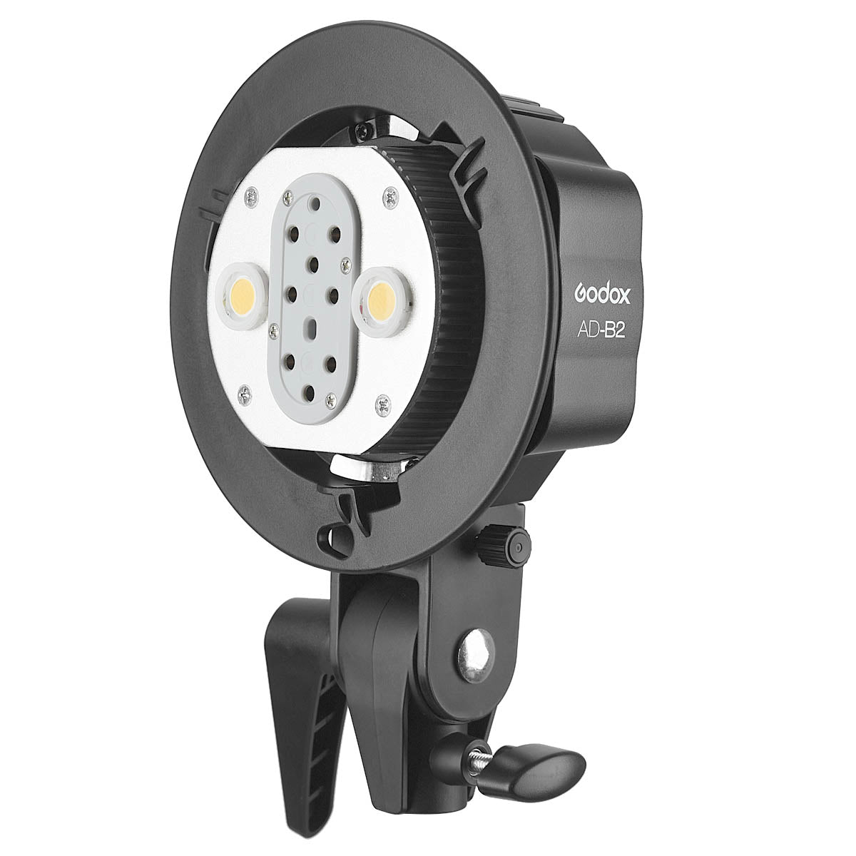Godox AD200/AD200Pro/AD200ProII Dual S-Type Mount Bracket - Heavy Duty Flash Bracket for Studio Photography, On-Location Shoots & Outdoor Lighting