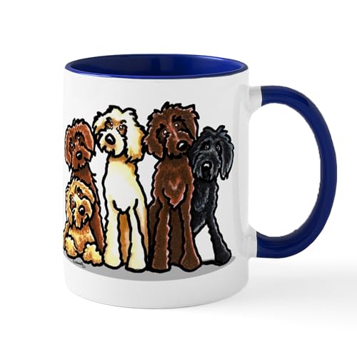 White/Navy Inside - Labradoodle Lover Mug
