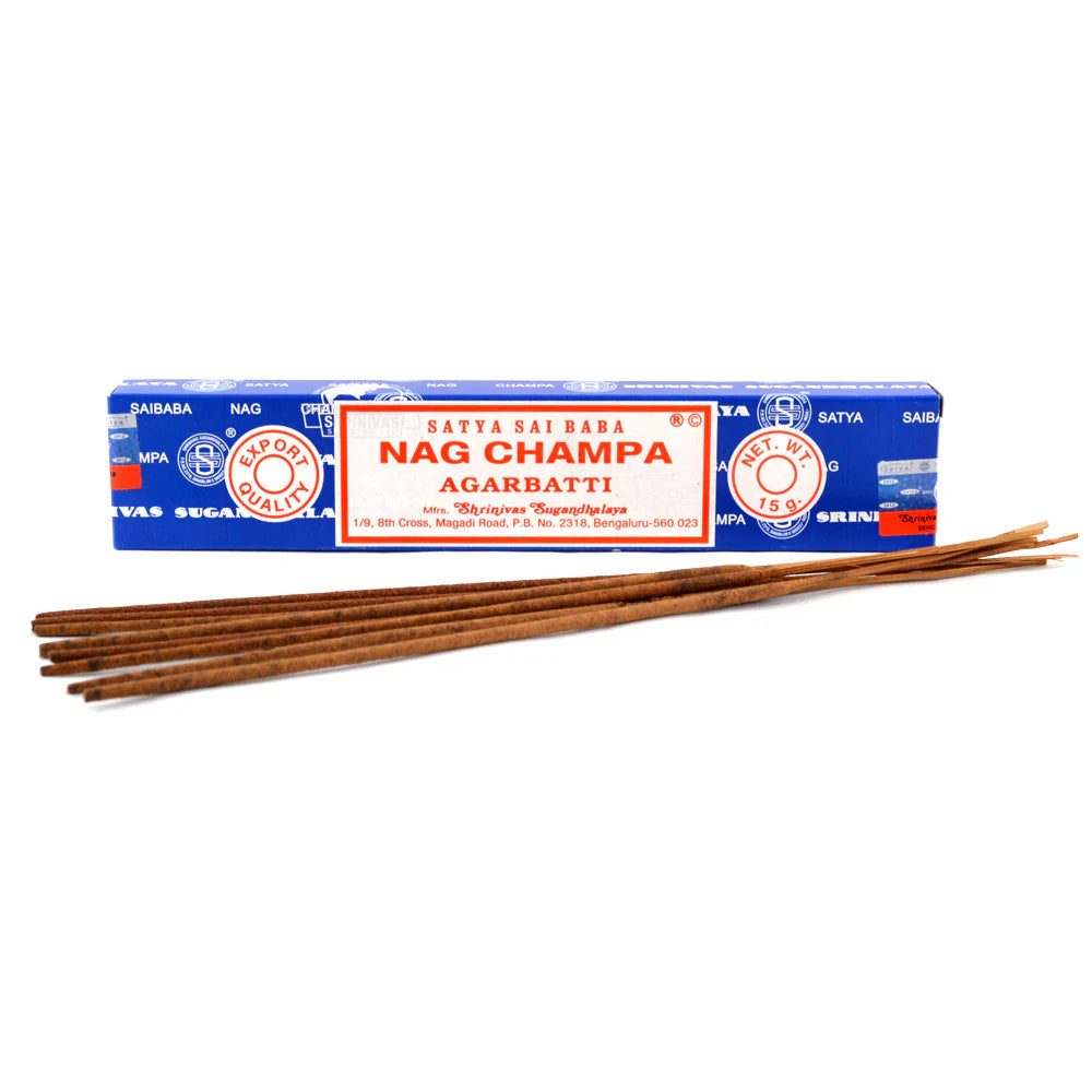 Satya Nag Champa Incense Sticks 15g - Premium Aromatic Incense for Meditation, Yoga & Relaxation