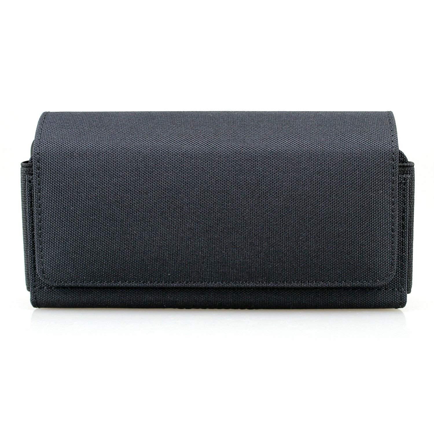 Aubaddy Dual Phone Holster Pouch - Belt Clip Case for 2 Phones - Compatible with iPhone 16/15/14/13/12/11 Pro Max/Plus & Samsung Galaxy S23/S22/S21/S20 Ultra/Plus/Fe (Large Size) - Perfect for Work, Travel, Hiking & Outdoor Activities