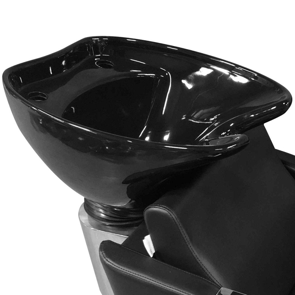 Premium Salon Backwash Shampoo Bowl Unit with Adjustable Chair - Hair Washing Station SU 121 for Professional Salons & Spas - Perfect for Hair Coloring, Conditioning Treatments & Relaxing Client Experiences