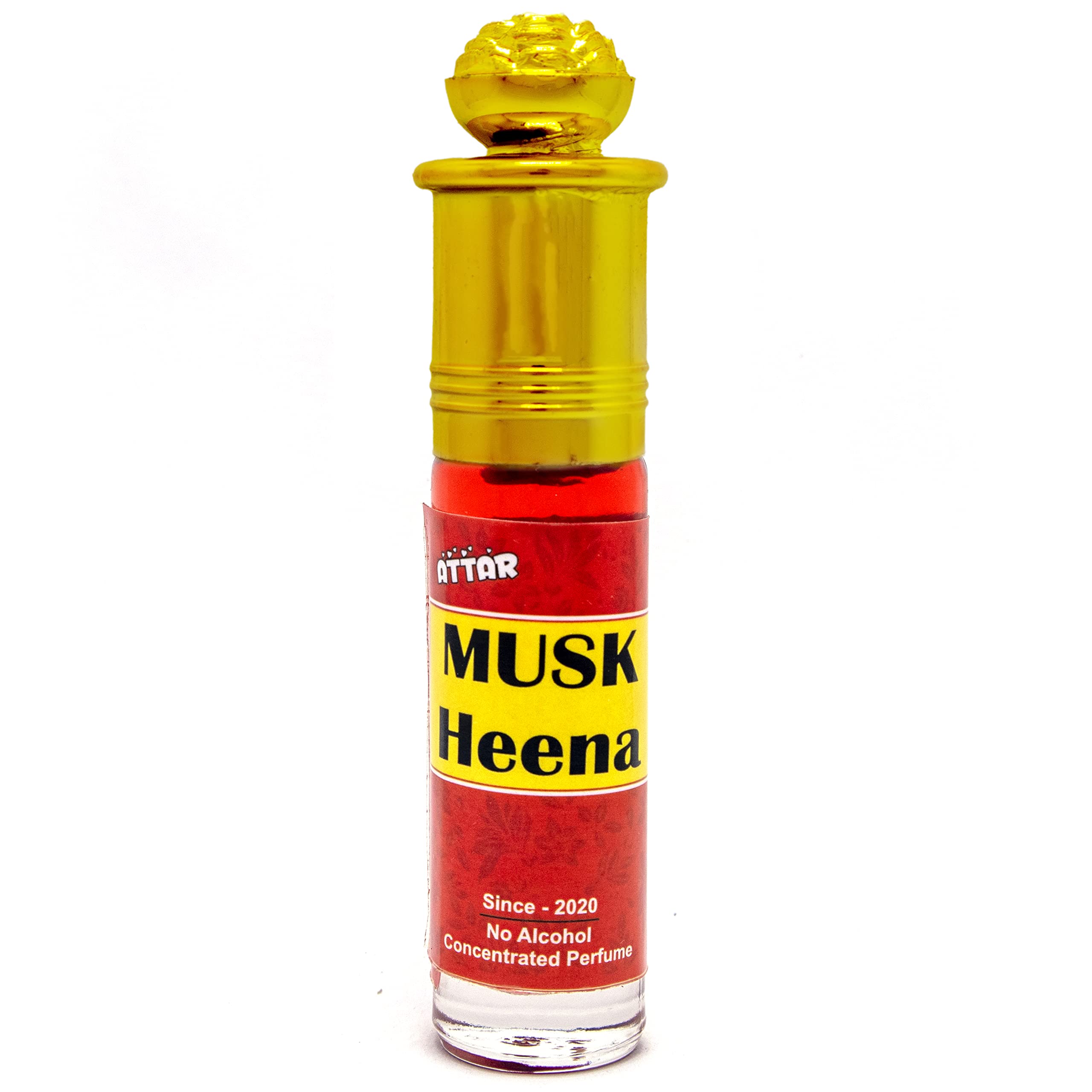 Attar Royal Hena 6ml Roll-On Perfume Oil - 24 Hours Long Lasting Fragrance for Men & Women | Premium Arabian Ittar Scent | Perfect for Daily Wear, Special Occasions & Gift Giving