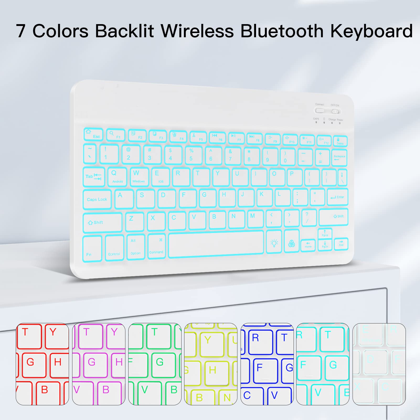 Backlit Wireless Keyboard Case for iPad 10.2