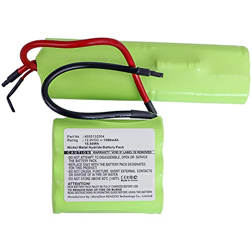 Synergy Digital 12V Ni-MH 1300mAh Replacement Battery for AEG 4055132304 Vacuum Cleaners | Long-Lasting Power for Cordless Cleaning | Perfect for Home, Office, and Car Vacuuming