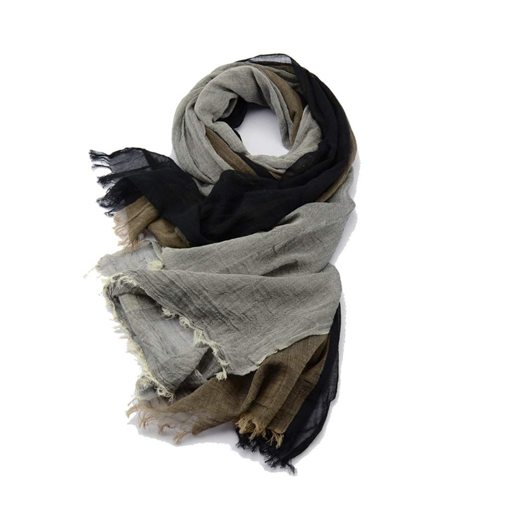 Men's Winter Scarf - Soft Warm Lightweight Tassel Shawl Wrap for Men & Women - Fashionable Fall & Winter Accessory in Simple Colors - Perfect for Outdoor Activities, Travel & Casual Wear (Color: 5)