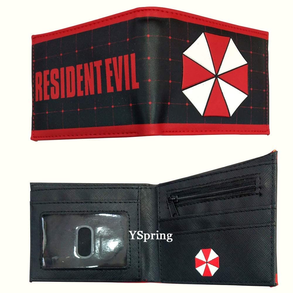 Resident Evil Anime Wallet - Stylish Umbrella Logo Card Holder for Men & Women | Perfect for Cosplay, Conventions & Everyday Use