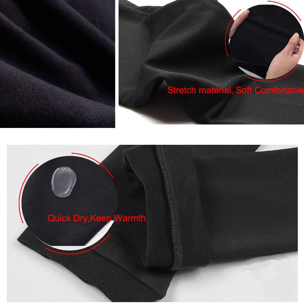 LIUHUO Women's & Girls' Figure Skating Pants with Cross Straps - Fleece-Lined Black Ice Skating Leggings for Kids & Adults - Perfect for Ice Rink, Winter Sports & Cold Weather Training