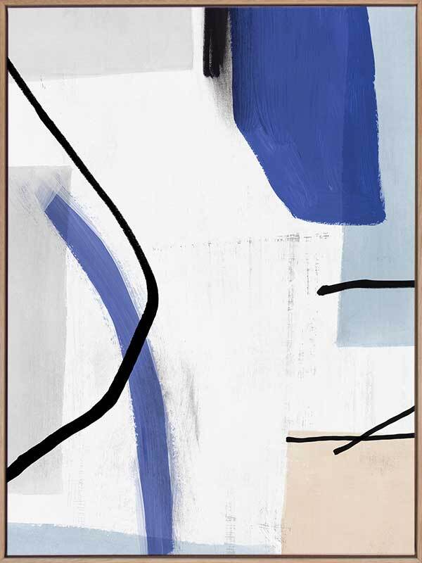 Coherence II Canvas Art Print - Modern Abstract Wall Decor for Living Room, Bedroom & Office | High-Quality Framed Artwork for Home & Office Decor