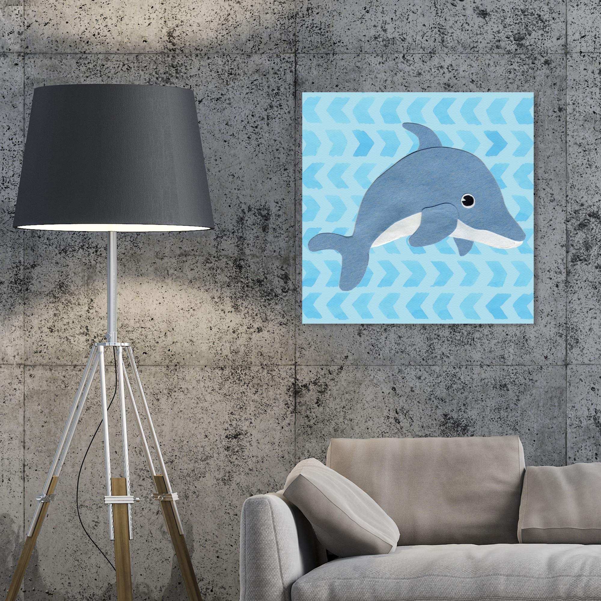 Oliver Gal Artist Co. 'Delfin' Dolphin Wall Art Canvas Print - 24
