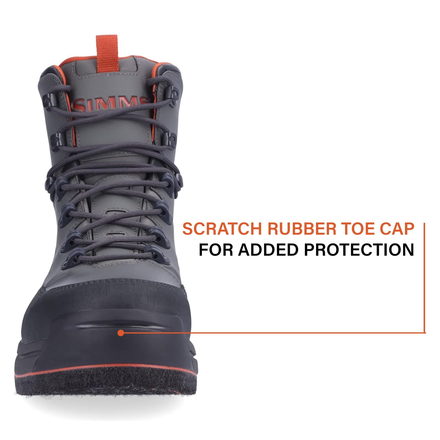 Simms Freestone Felt Sole Wading Boots for Fly Fishing - Waterproof Felt Bottom Fishing Boots for Men & Women - Ideal for Stream, River & Wetland Fishing Adventures