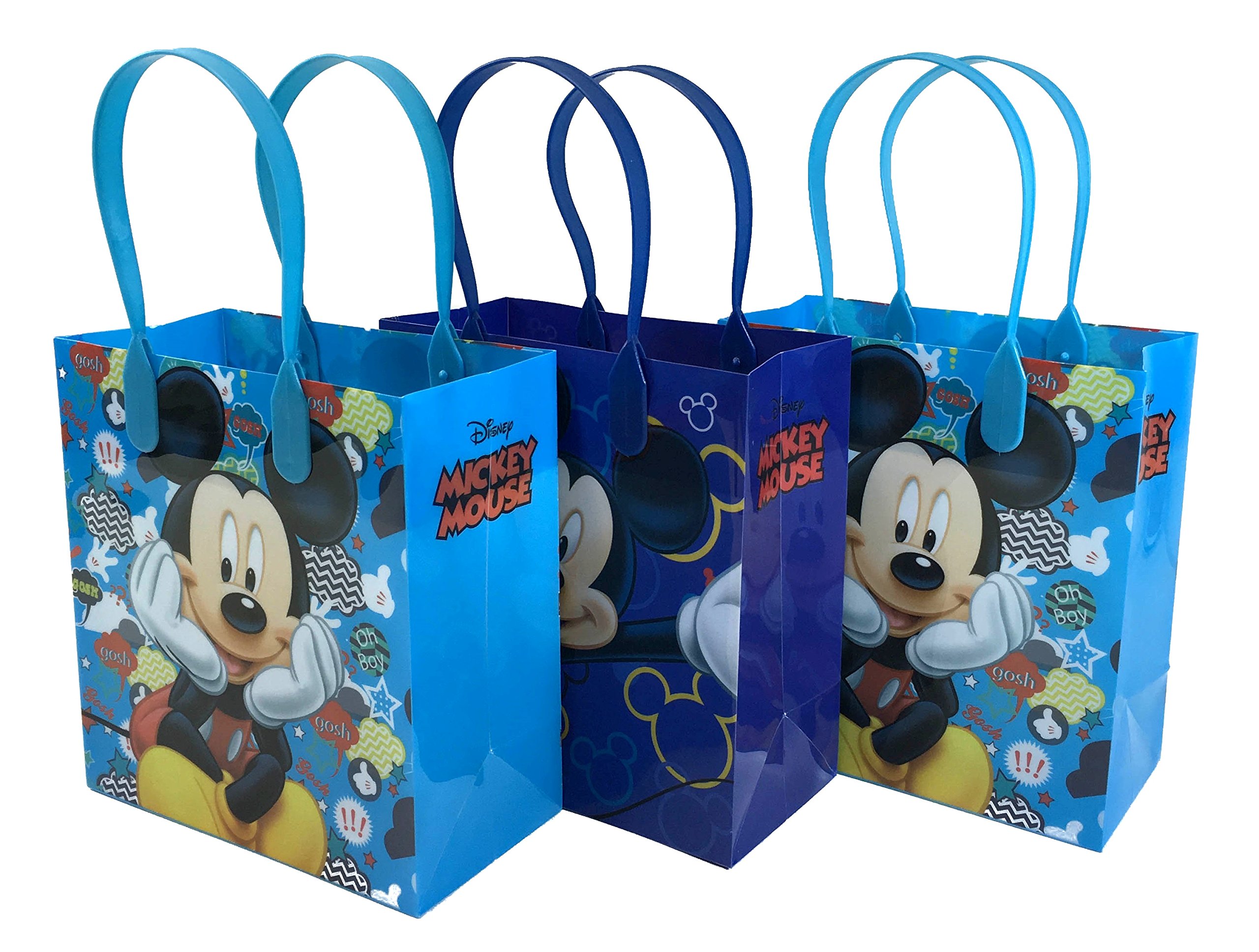 24-Piece Mickey Mouse Party Favor Bags - Bulk Disney Themed Goodie Bags for Birthday Parties, Baby Showers & Kids' Events