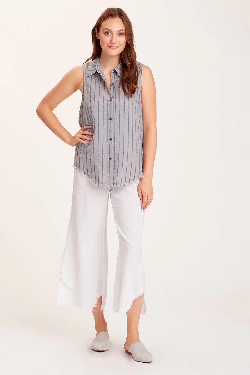 Astri Women's White Pants - High Waisted Stretch Comfort Fit for Work, Casual & Travel