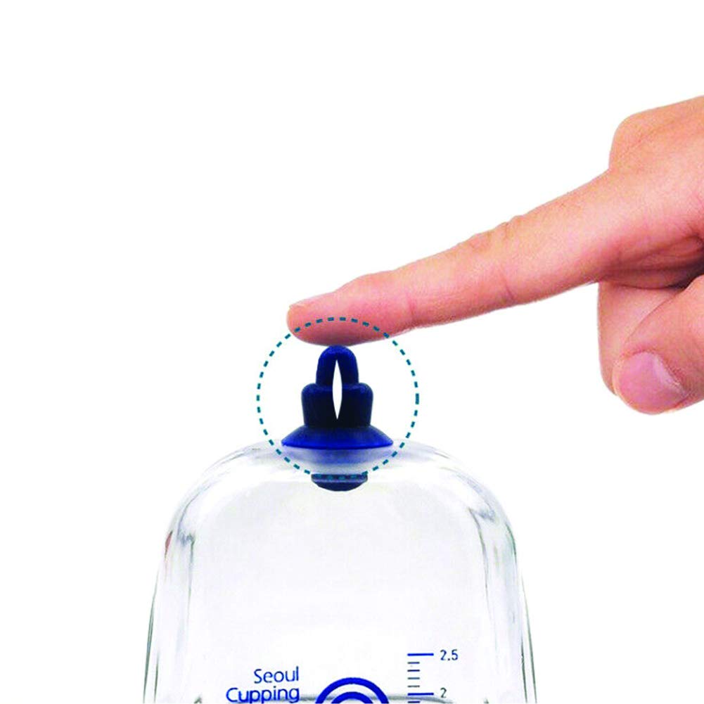 SEOUL Buhang Cupping Therapy Set - 30 Cups Vacuum Massage Kit with English Manual for Pain Relief & Detox | Professional Body Therapy Tools for Home Use | Made in Korea