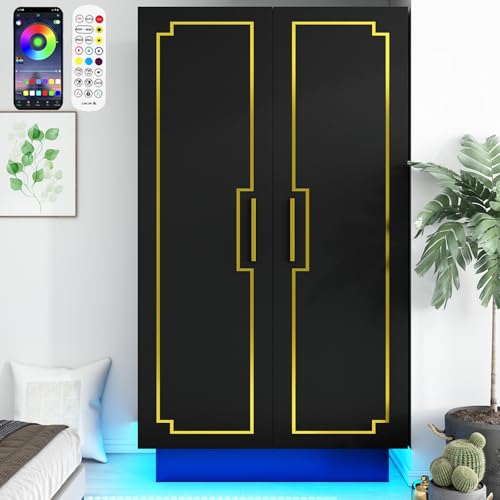 Black-2 Door Armoires