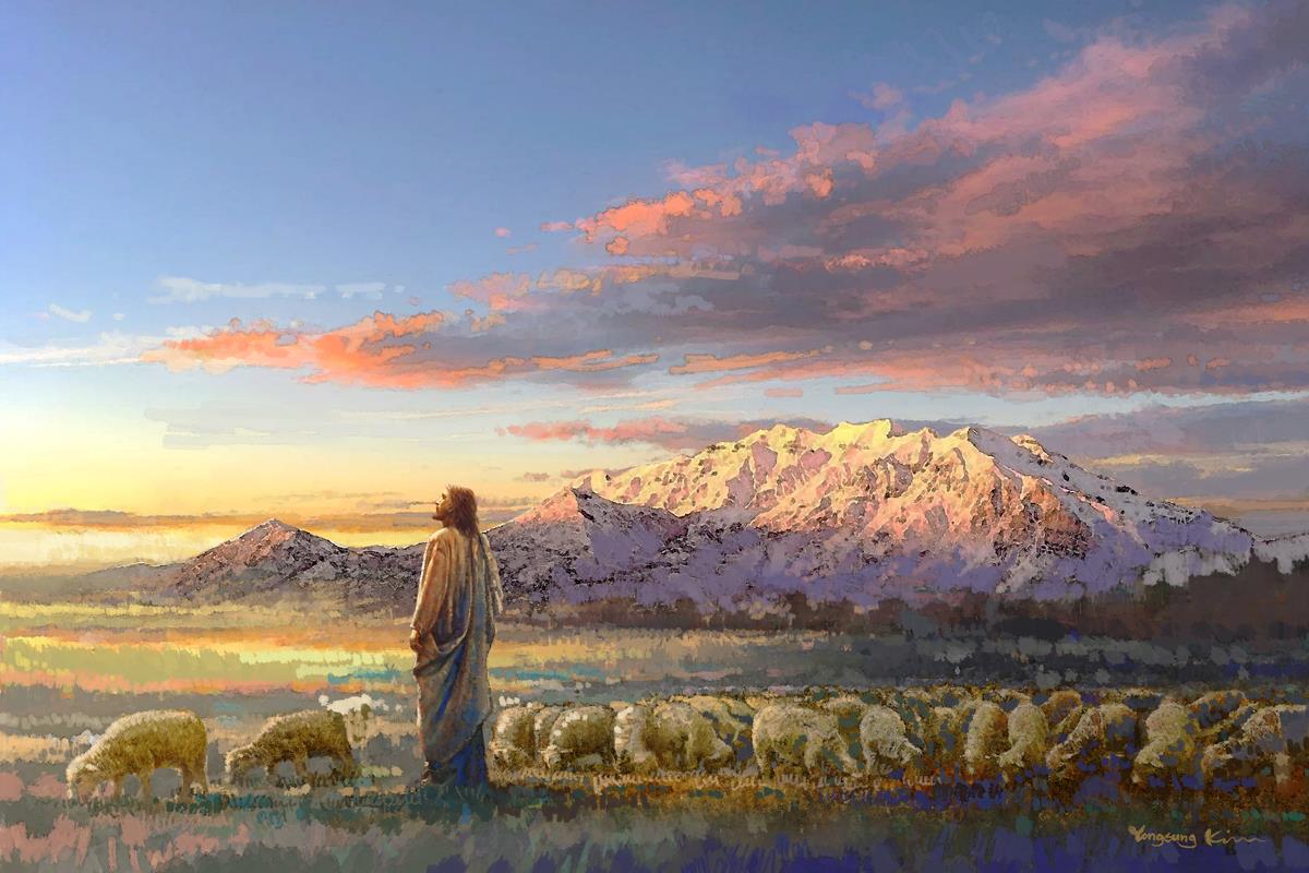 All His Majesty Christian Wall Art by Yongsung Kim - Inspirational Jesus Painting for Home, Church & Office Decor
