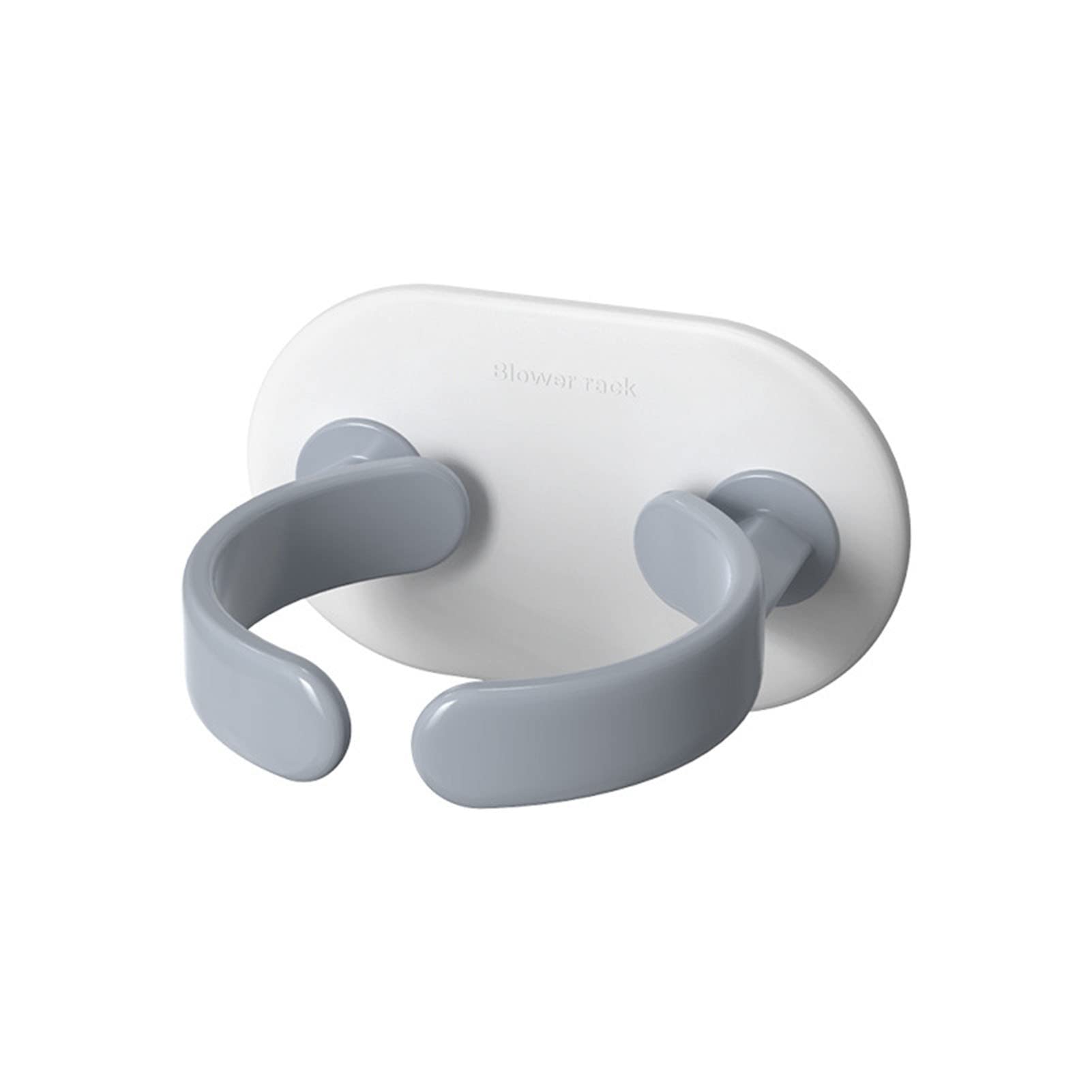 Wall Mounted Hair Dryer Holder - Self Adhesive Adjustable Bathroom Organizer Shelf for Hairdryer Storage | Perfect for Small Bathrooms, Showers & Vanity Areas