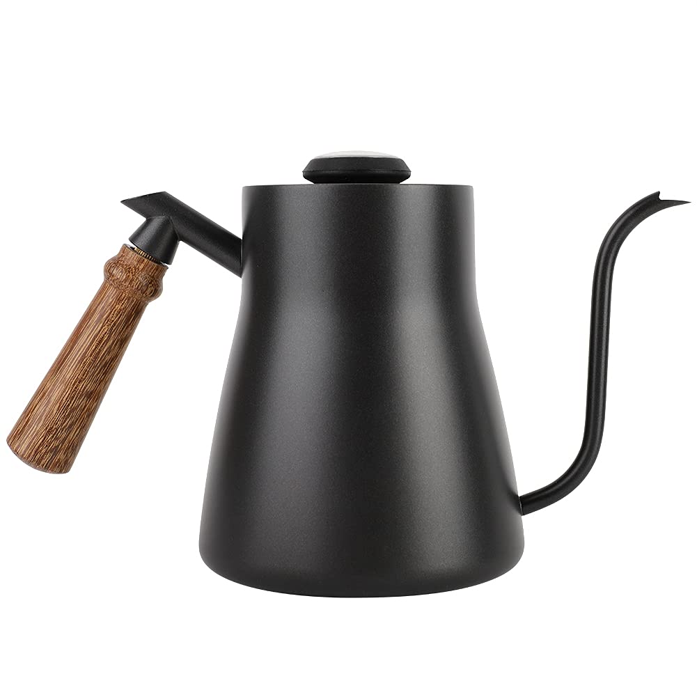 Premium Gooseneck Coffee Kettle with Built-in Thermometer - 850ml Stainless Steel Pour Over Kettle for Precise Brewing - Ideal for Home Baristas, Coffee Shops & Restaurants - Perfect for Pour Over, Drip Coffee & French Press Brewing Methods