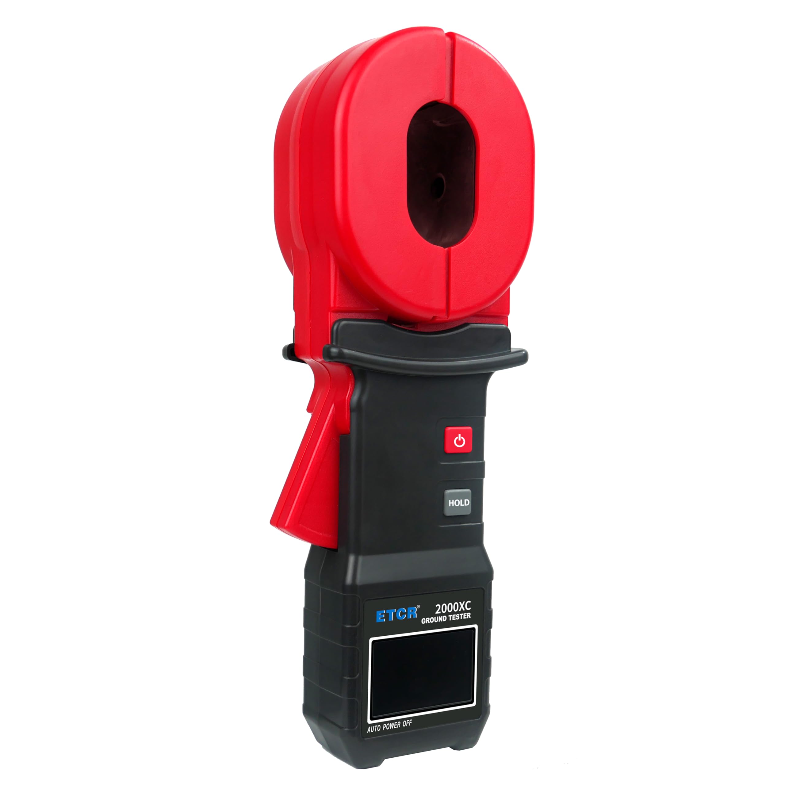 ETCR2000XC Digital Clamp Meter - 0.010Ω~500Ω Earth Resistance Tester with 0.00mA~20A Loop Measurement | Professional Ground Resistance Testing for Electrical Systems, Solar Panels & Industrial Maintenance