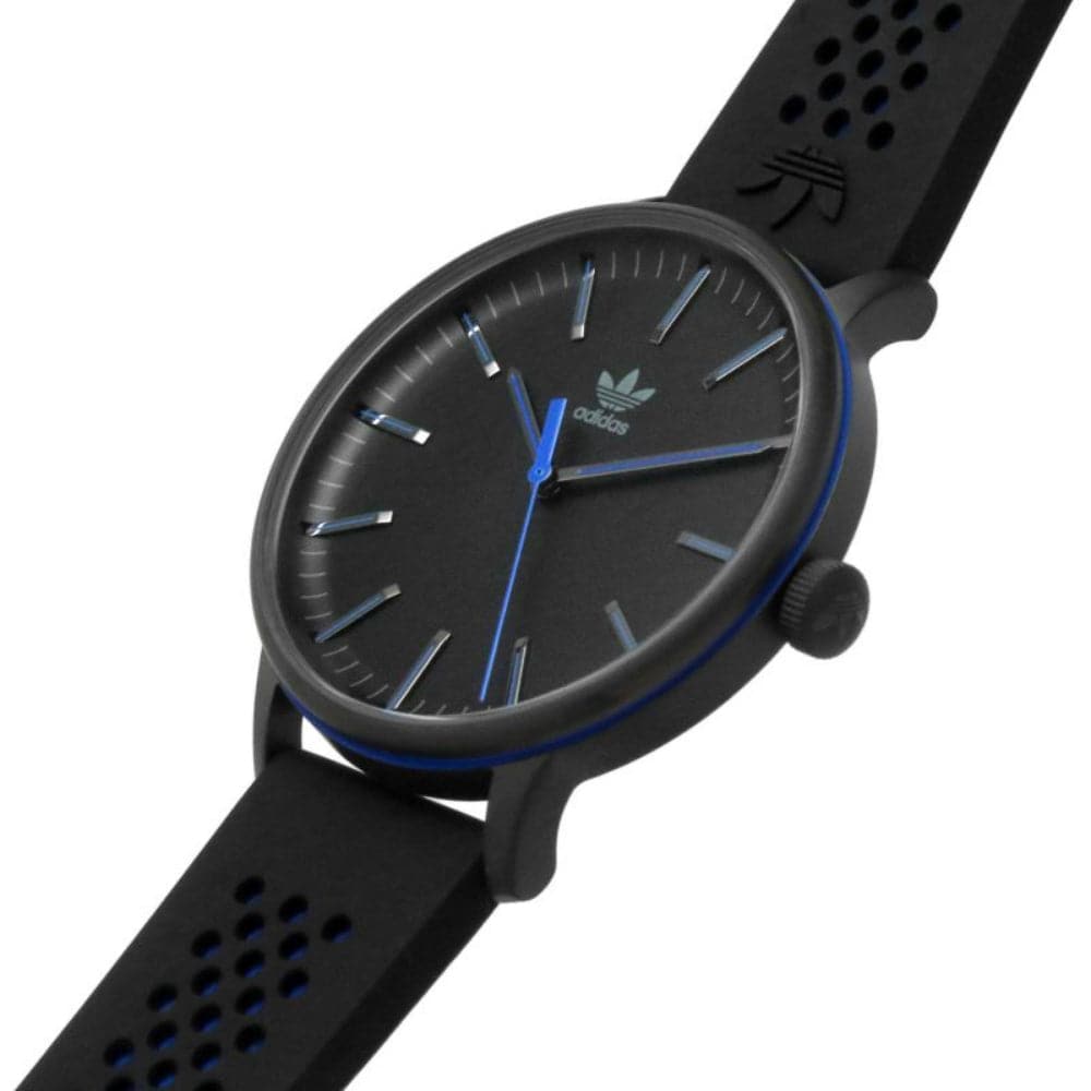 Adidas AOSY22020 Unisex Black Rubber Strap Watch - Stylish & Durable for Sports, Fitness & Everyday Wear