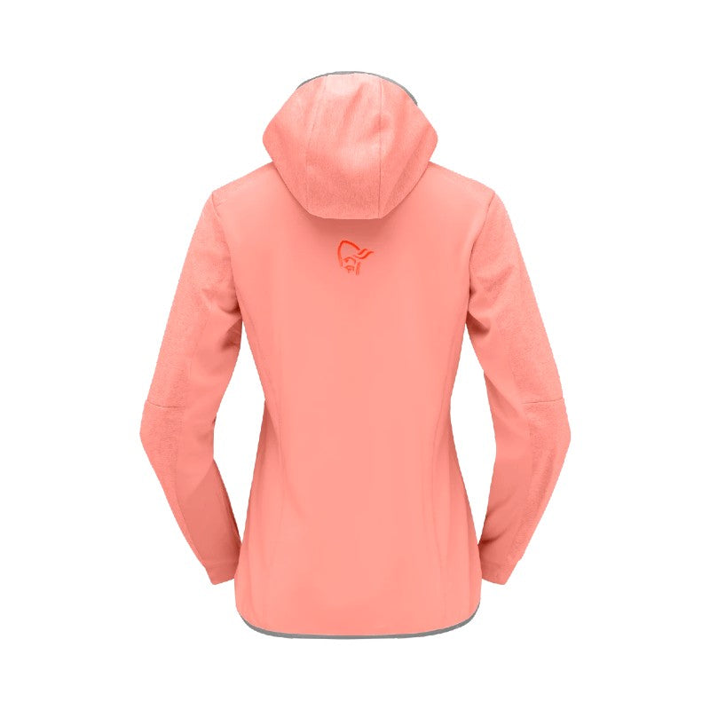 Norrona Falketind Warm2 Octa Hood Jacket for Women - Lightweight Insulated Winter Jacket for Hiking, Skiing & Outdoor Adventures