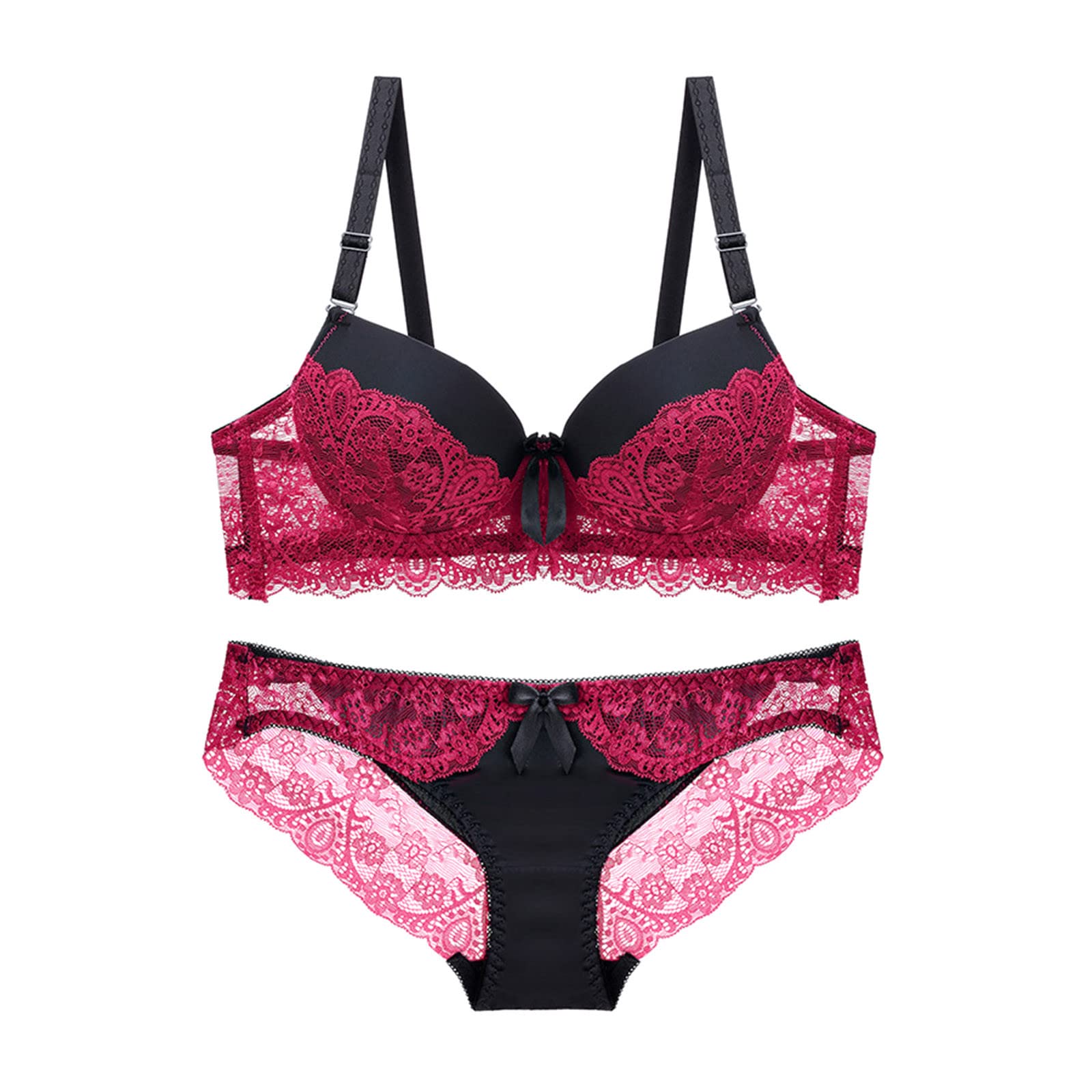 Sexy Two Piece Lingerie Set for Women - Comfortable Breathable Cotton Bralette & Panty Set - Perfect for Date Night, Boudoir Photography & Sensual Moments
