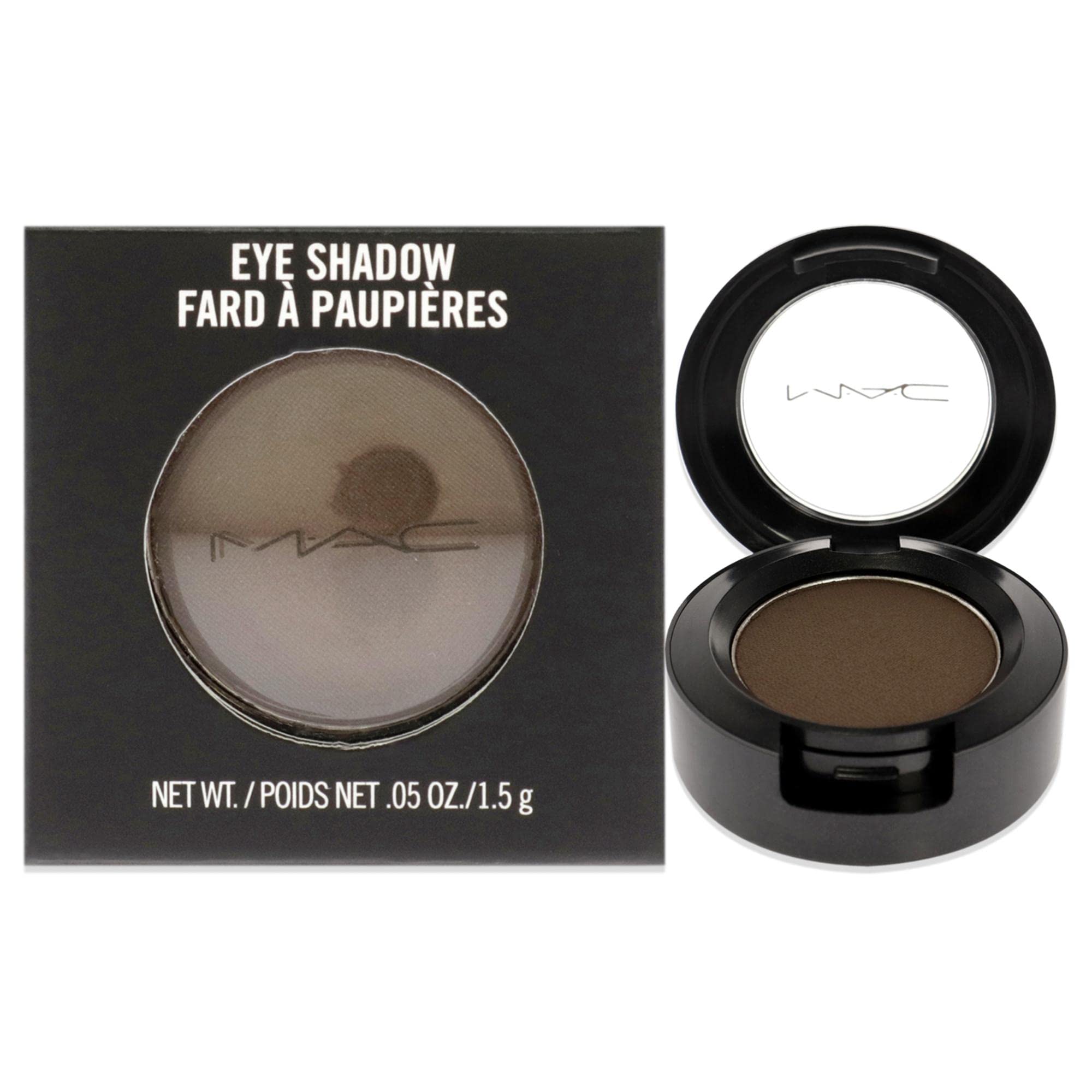MAC Eye Shadow in Brun - 0.0455 Oz Matte Neutral Brown Eyeshadow for Everyday Makeup & Professional Looks | Perfect for Day to Night Wear, Office & Special Occasions