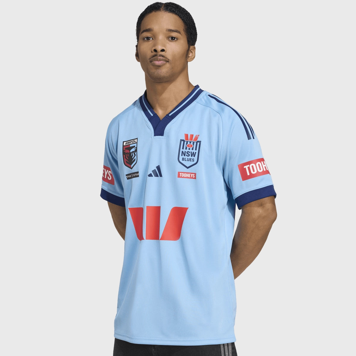 Adidas NSW Rugby League Home Replica Jersey - Authentic Rugby Shirt for Men | Perfect for Games, Training & Fan Support