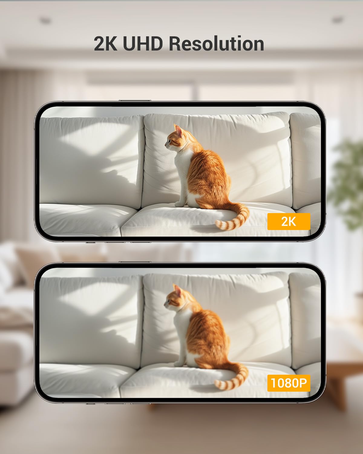 BoyKeep 2K 3MP Pet Camera - 360° WiFi Security Camera with APP for Dogs, Cats & Babies | Wireless Indoor Monitoring with 2-Way Audio, Night Vision & 5GHz | 12s Free Cloud Storage - Perfect for Home Security & Pet Monitoring
