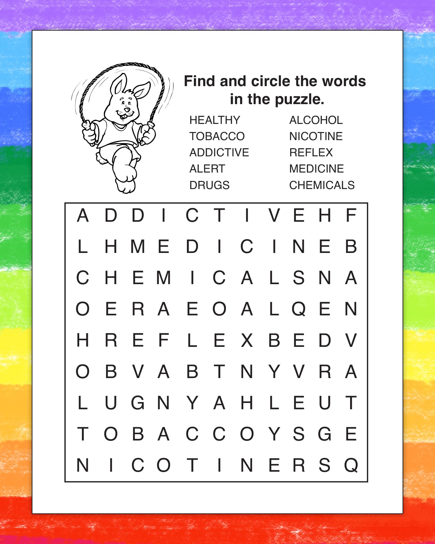 ZOCO Drug Prevention Educational Coloring Books - 250 Bulk Pack (No Crayons Included) | Stay Drug Free Safety Activities for Kids with Games & Puzzles | Perfect for Schools, Community Outreach & Child Awareness Programs