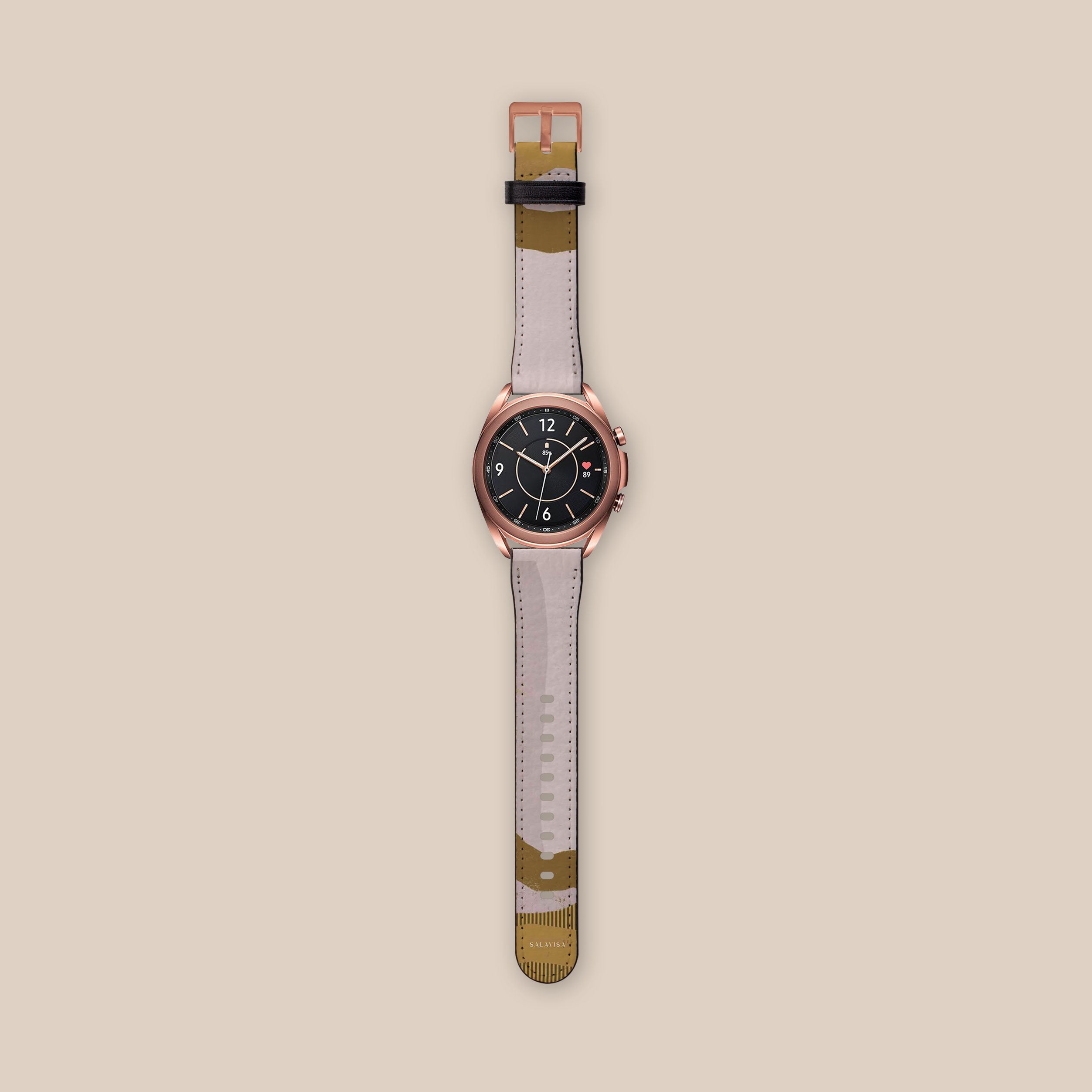 Premium Purple Organic Silicone Galaxy Watch Band - Durable, Comfortable & Stylish for Samsung Galaxy Watches - Perfect for Workouts, Running & Everyday Wear
