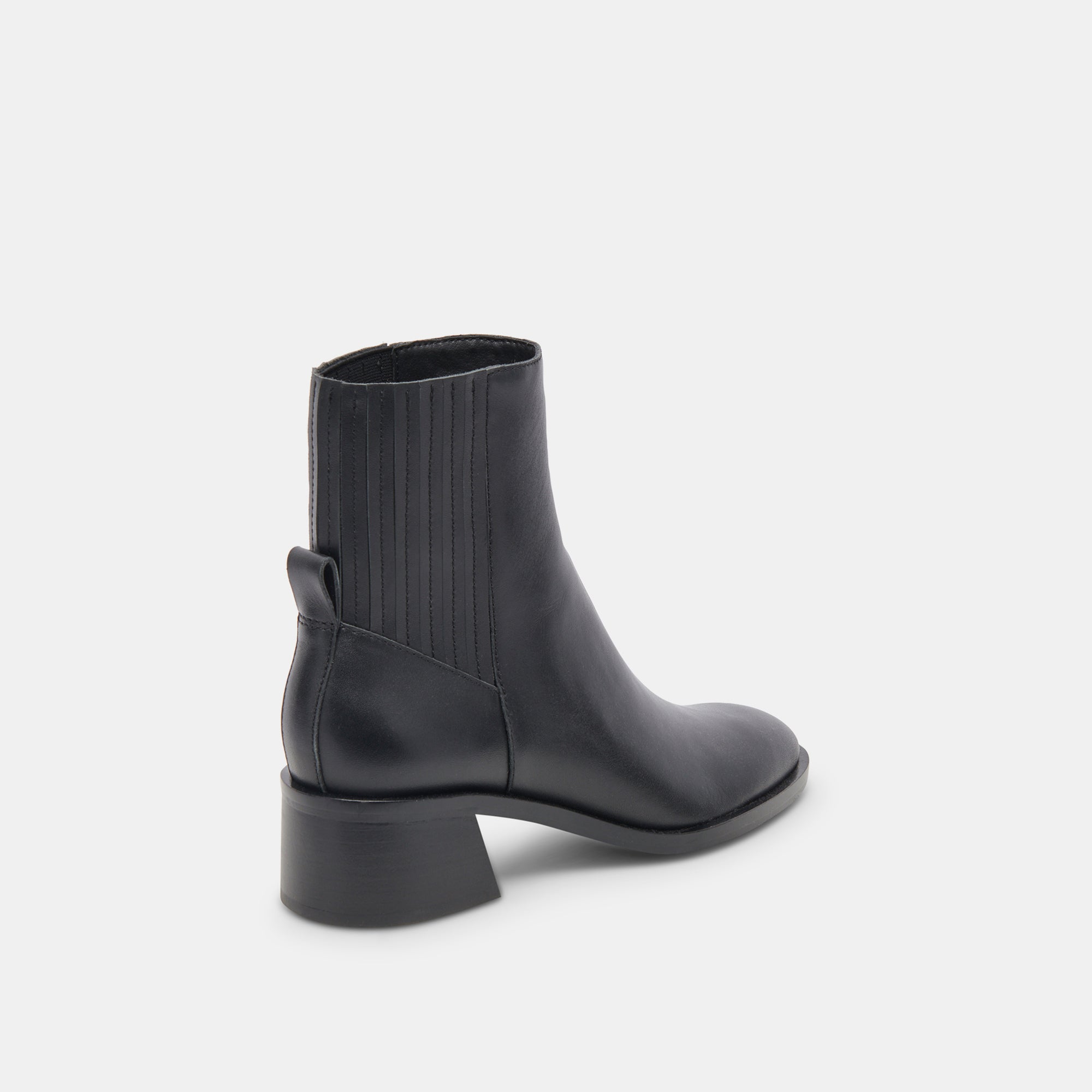 LINNY H2O Wide Calf Black Leather Rain Boots for Women - Waterproof Comfortable Outdoor Boots for Walking, Gardening & Wet Weather