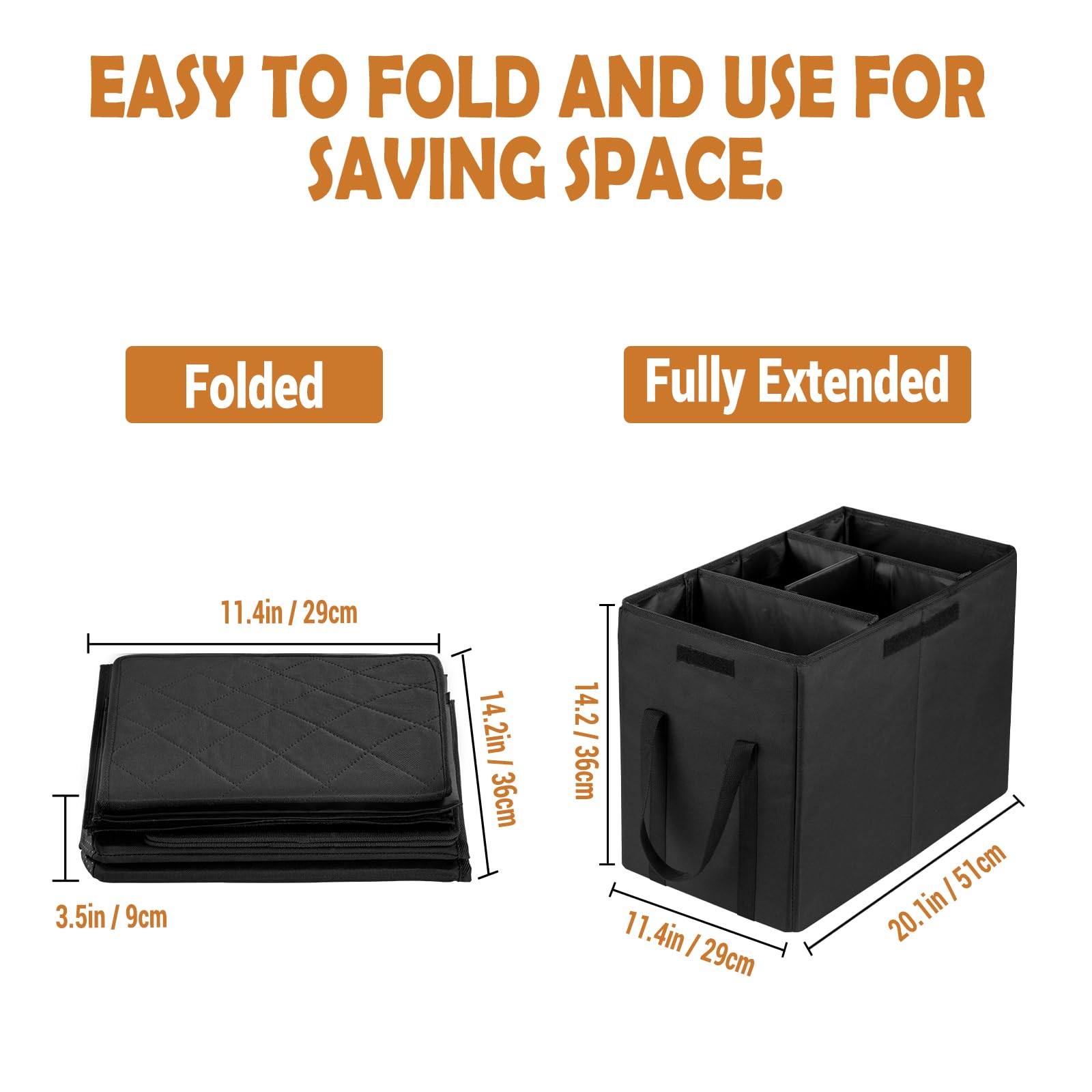 Car Seat Extender for Large Dogs - Heavy Duty Back Seat Extender Supports Up to 120 LBS | Pet Car Organizer with Storage & Gap Filler for Front/Rear Seats | Perfect for Road Trips & Vet Visits