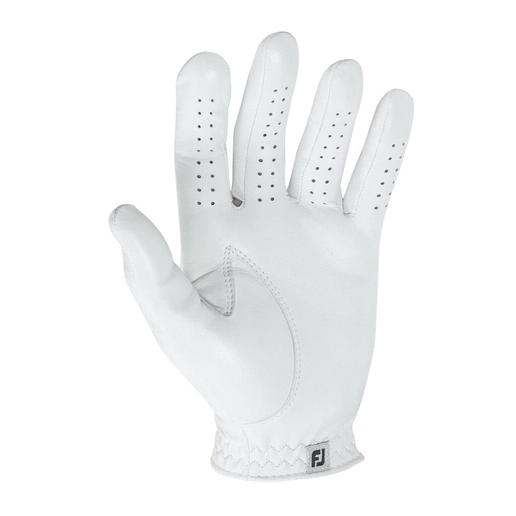 FootJoy Contour FLX Pearl Regular Men's Right Hand Golf Glove - Premium Comfort & Grip for Golfers - Perfect for Driving Range, Course Play & Tournament Use