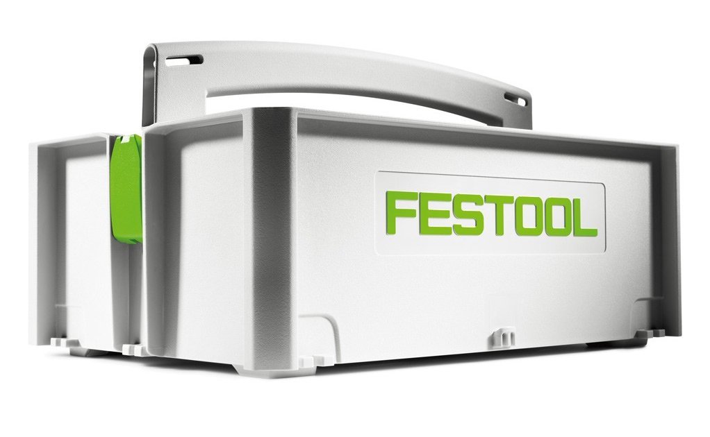 Festool 495024 Sys-Toolbox Open Top Systainer with Handle - Durable Storage Case for Power Tools & Accessories - Perfect for Workshop, Job Site & DIY Projects